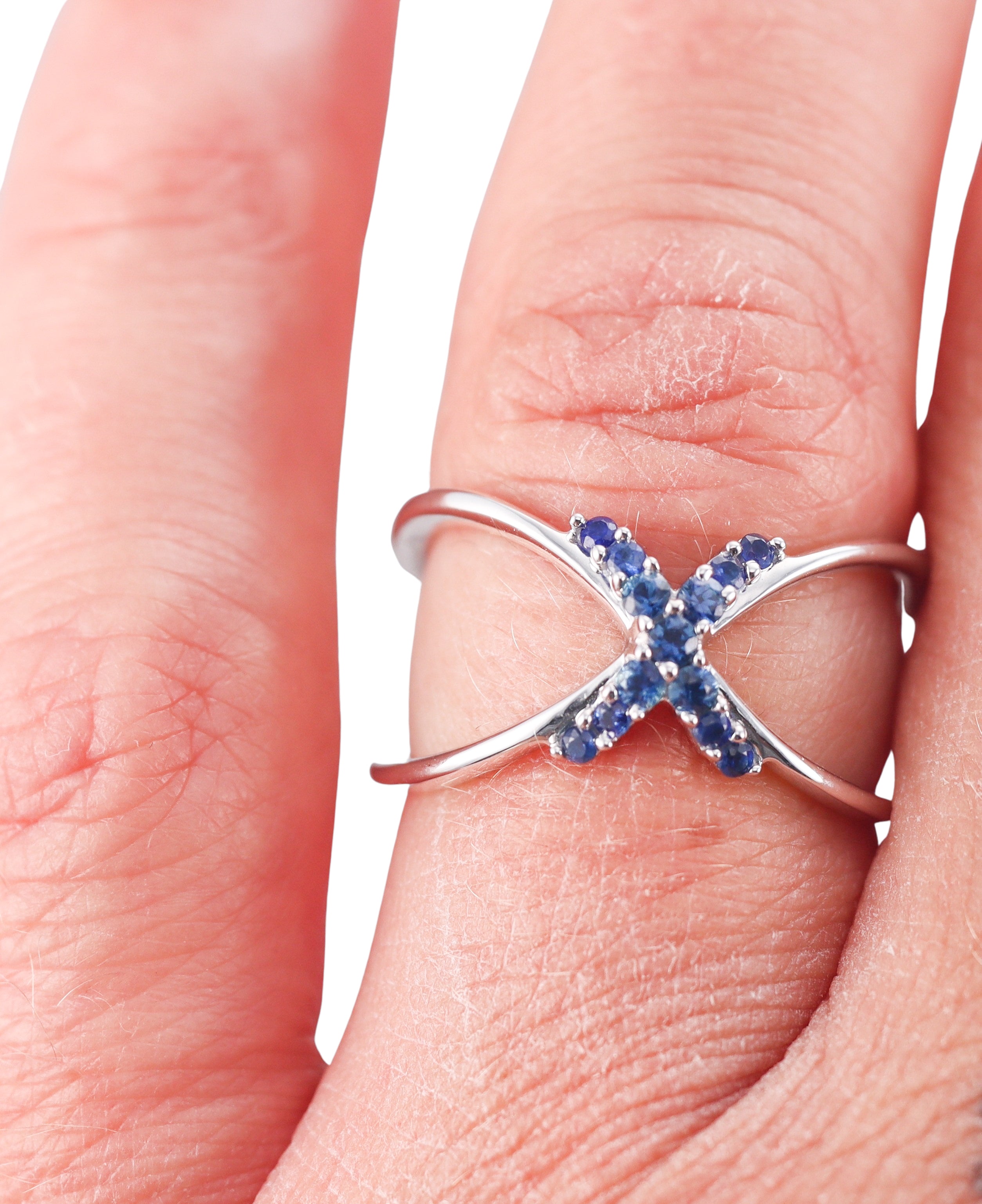 Kallati White Gold Sapphire Ring