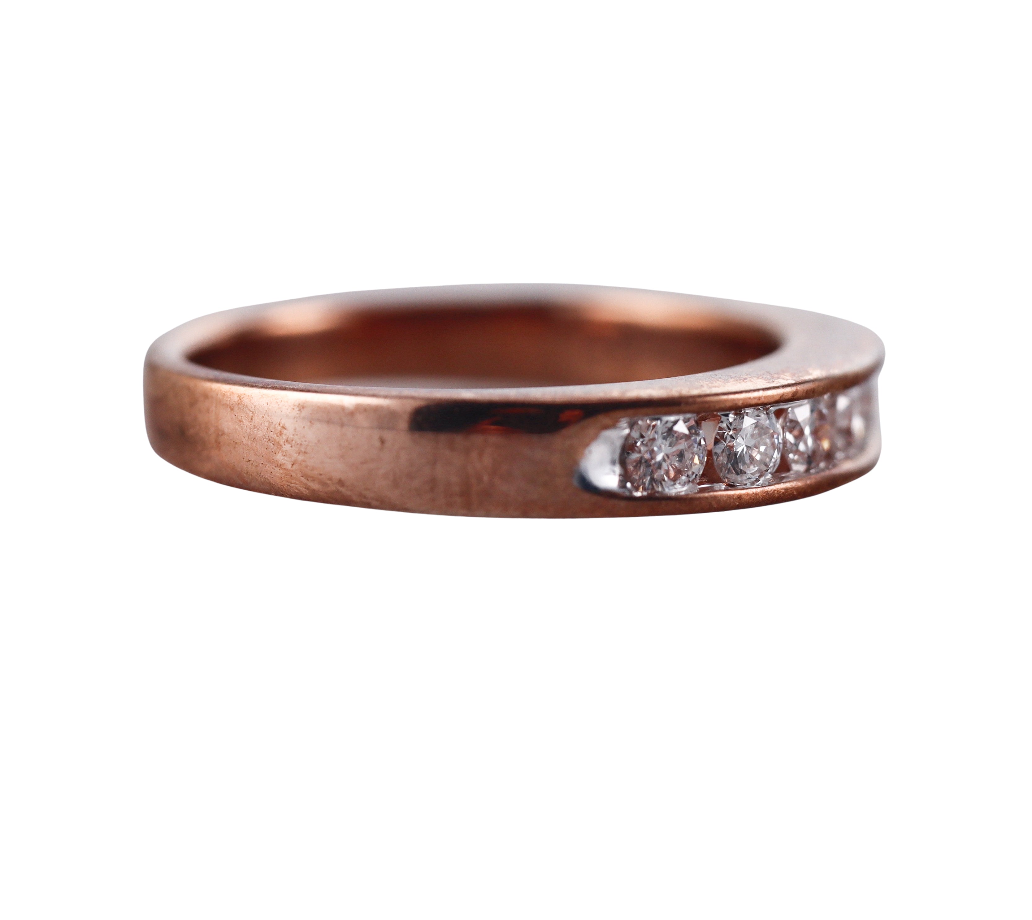 Kallati Rose Gold 0.50ctw Diamond Band Ring