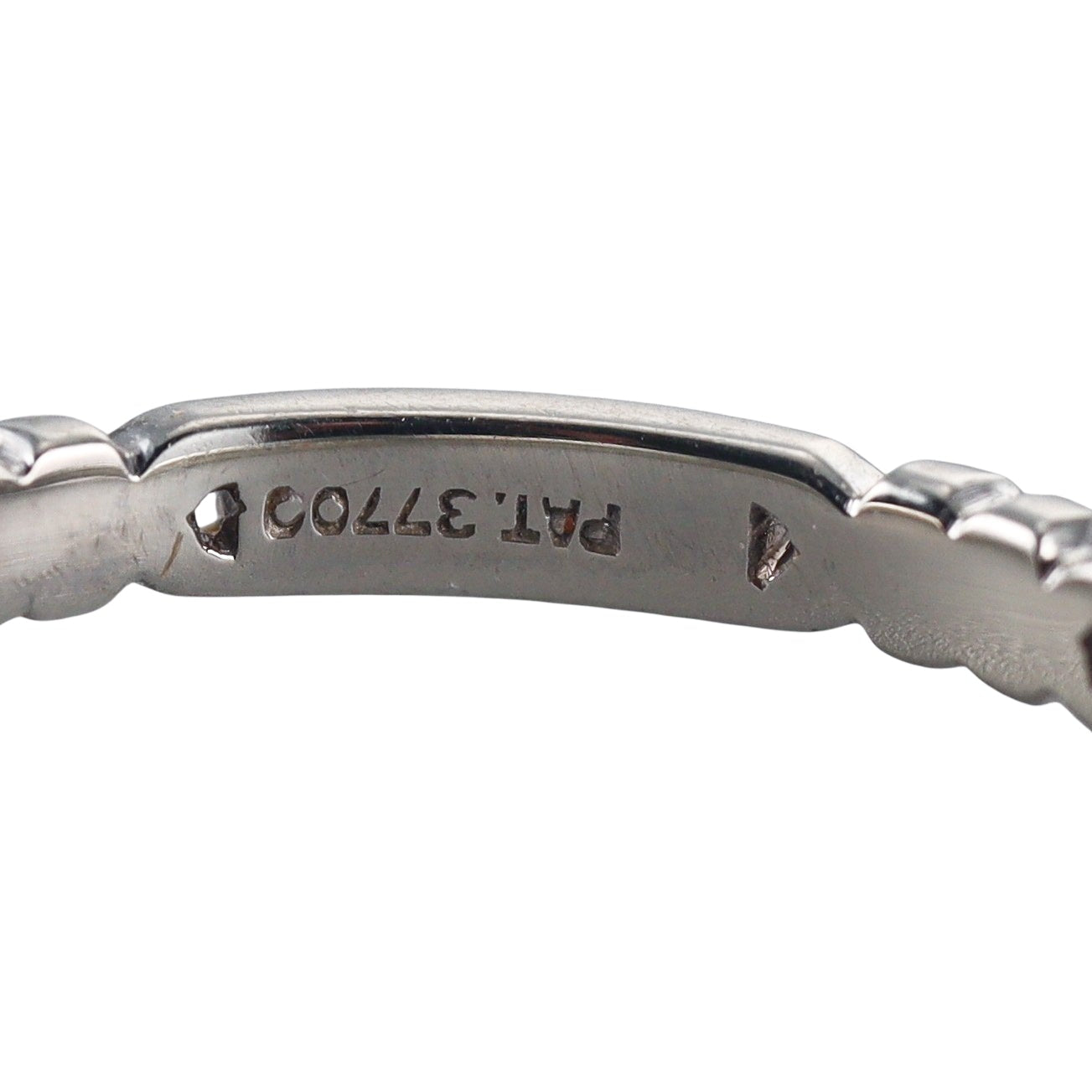 Art Deco 18k Gold Blossom Wedding Band Ring