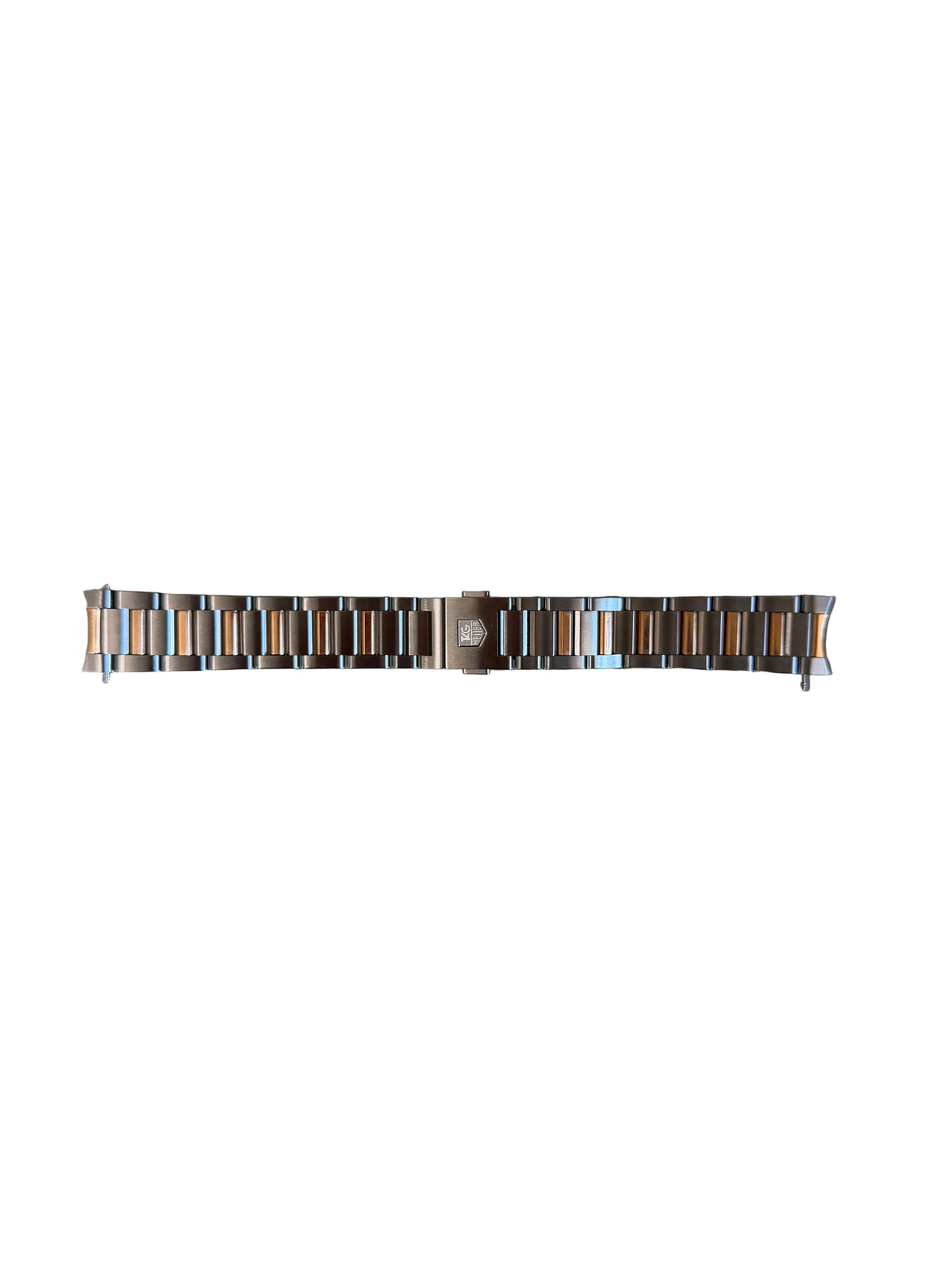 Authentic TAG Heuer Carrera Calibre 5 Steel Gold Watch Bracelet 19mm BD0784