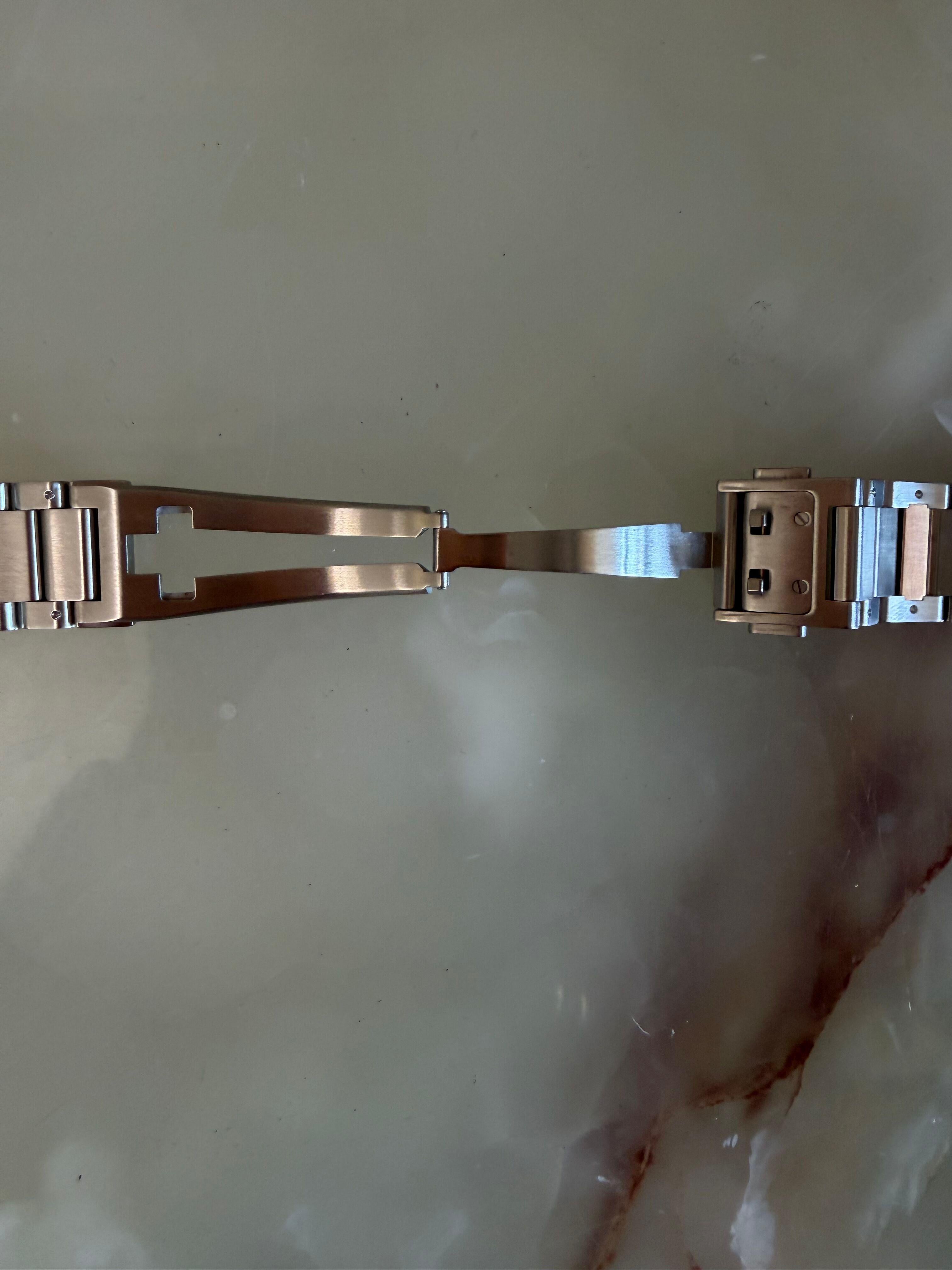 Authentic TAG Heuer Carrera Calibre 5 Steel Gold Watch Bracelet 19mm BD0784
