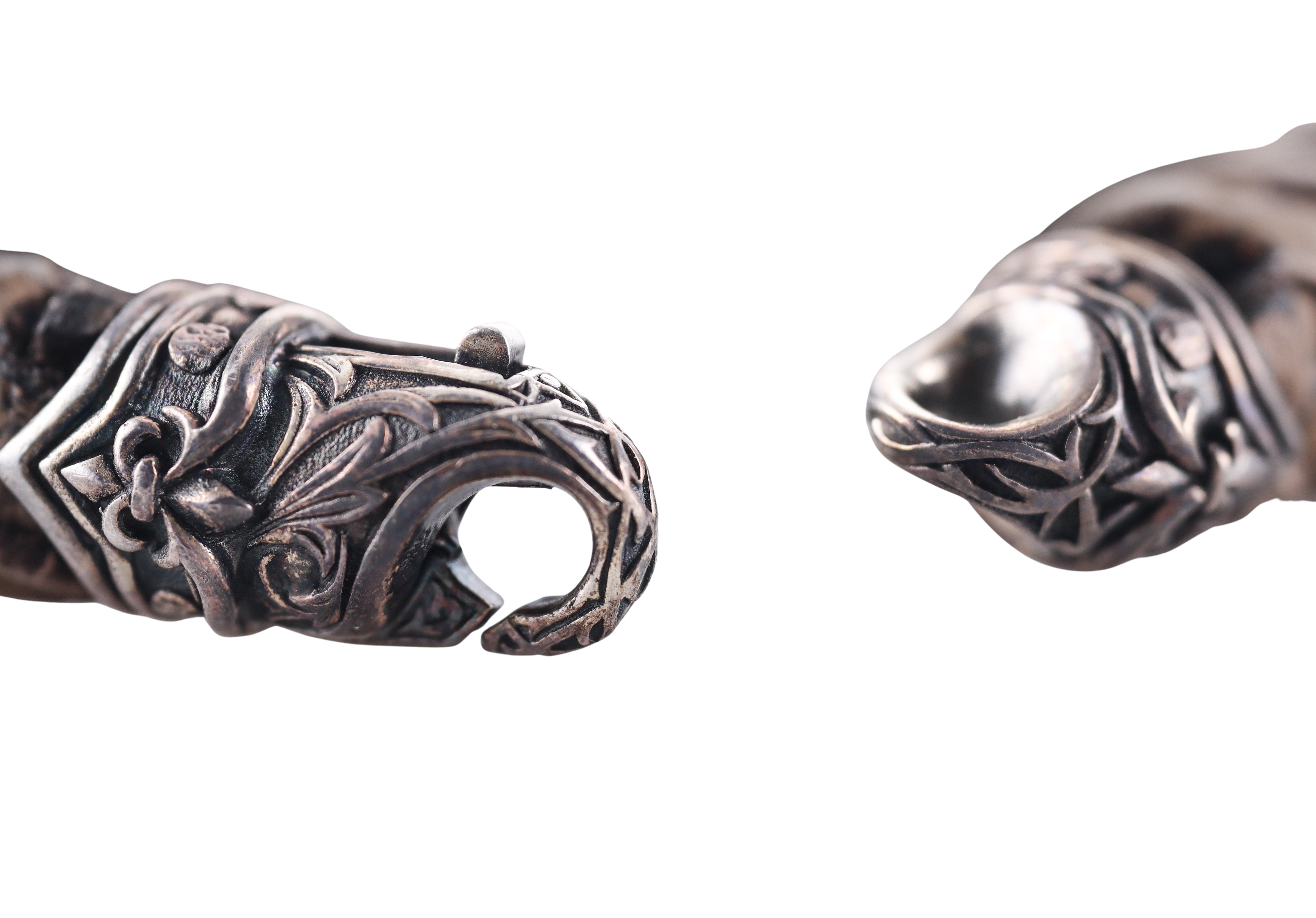 Scott Kay Sterling Silver Leather Bracelet