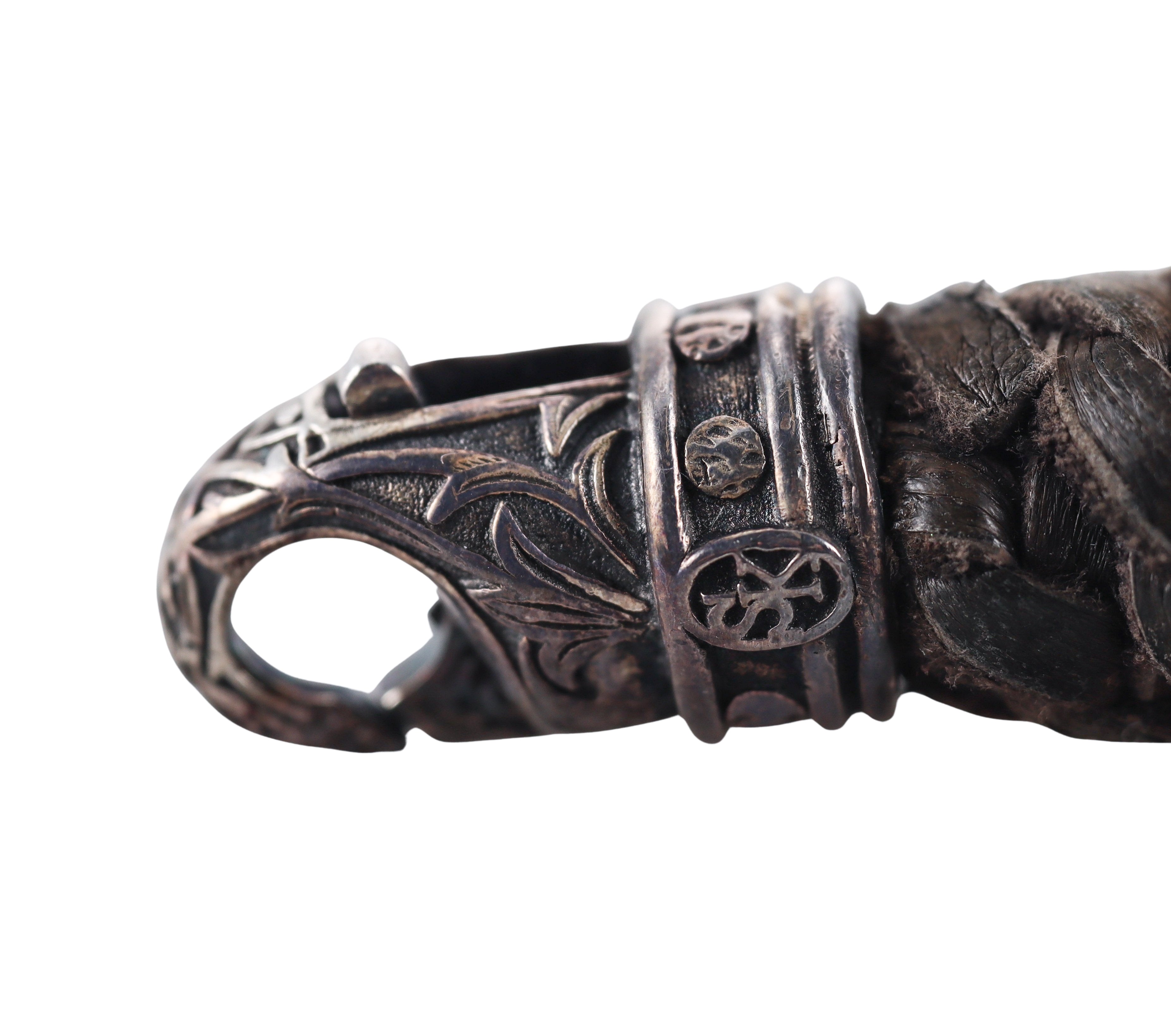 Scott Kay Sterling Silver Leather Bracelet