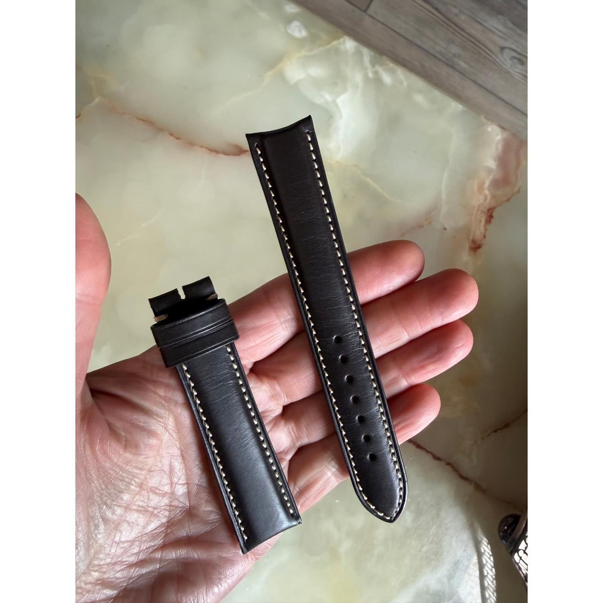 Authentic Bell & Ross Brown Leather Watch Strap Band 20mm