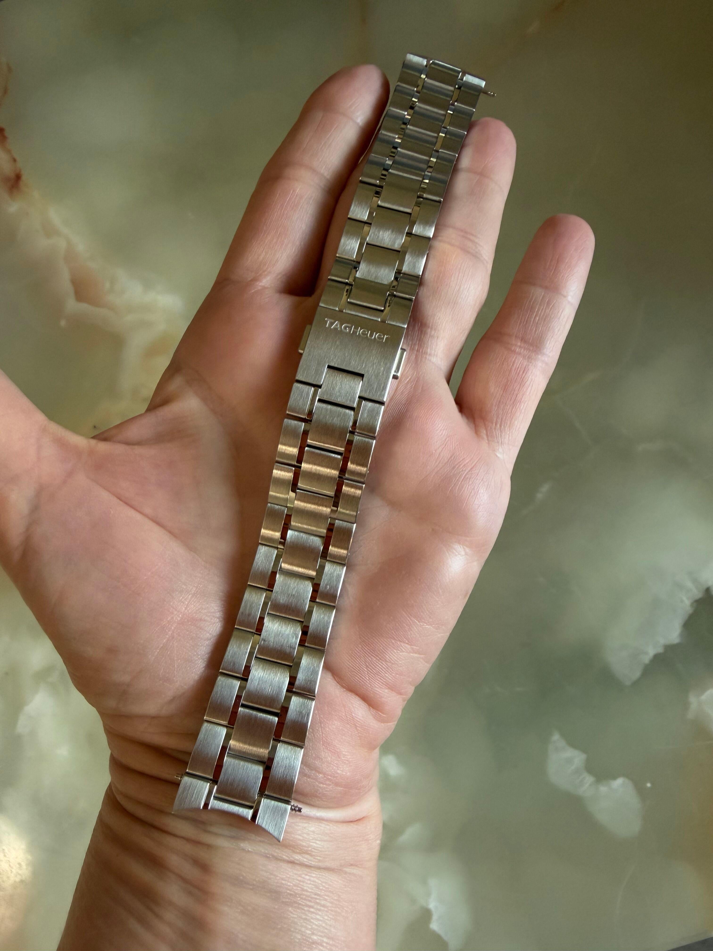 Authentic TAG Heuer Carrera Steel Bracelet 20mm BD0794 FAA043