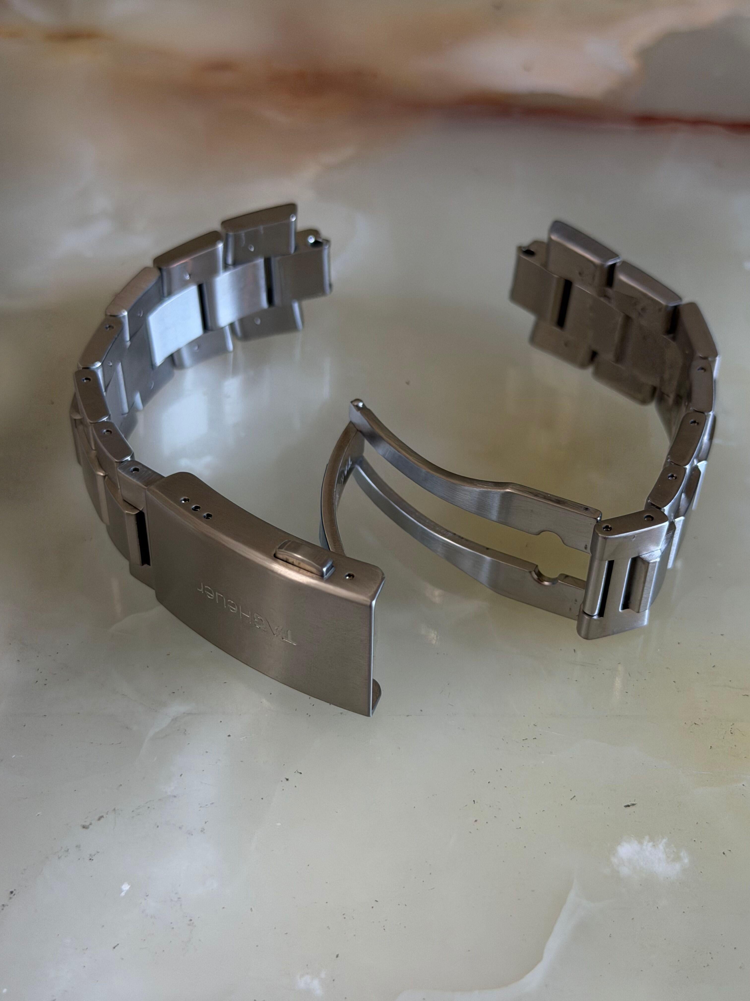Authentic TAG Heuer Aquaracer 500M Steel Watch Bracelet 21mm BA0870 FAA042