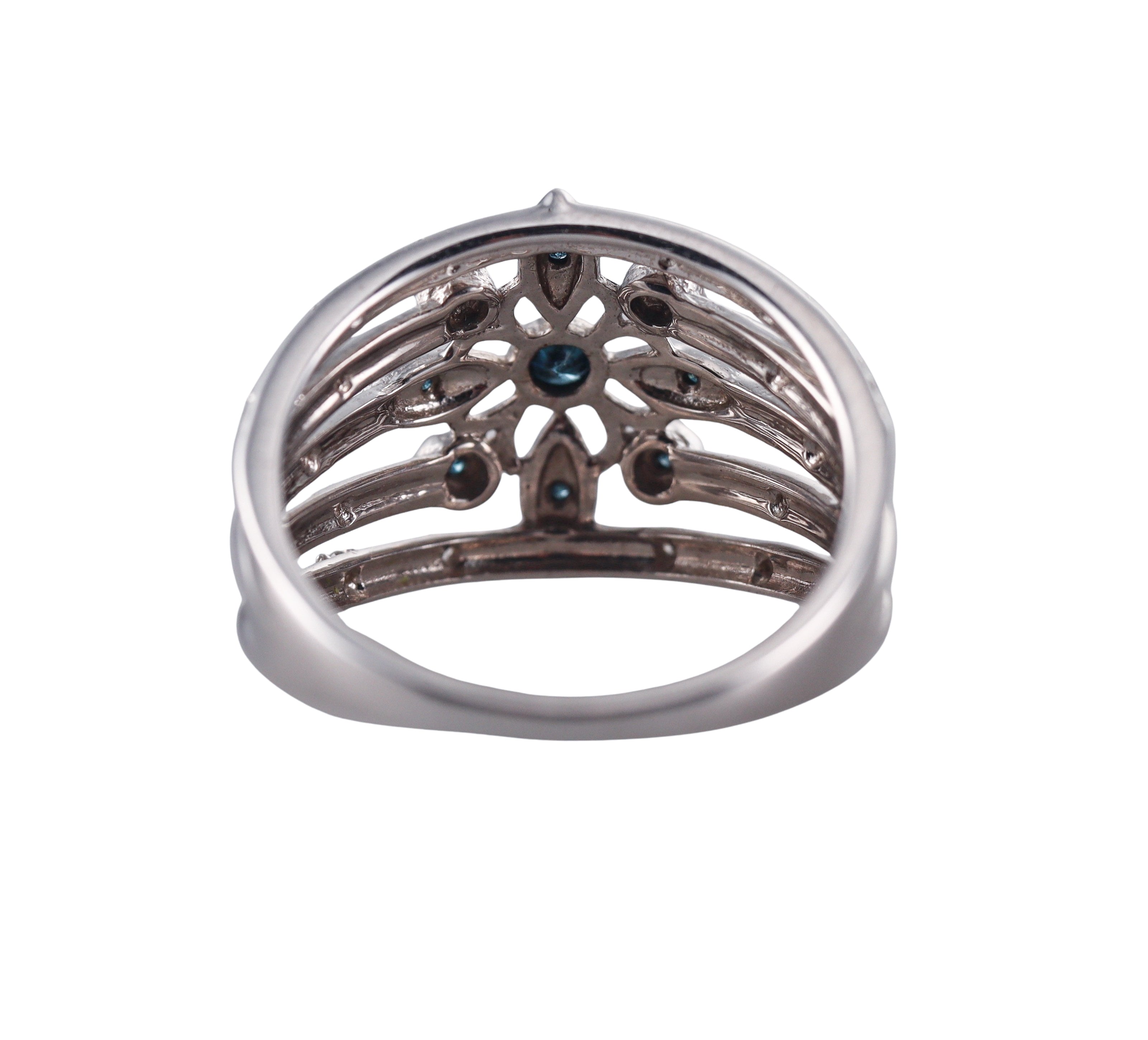 Kallati White Gold Fancy Diamond Ring