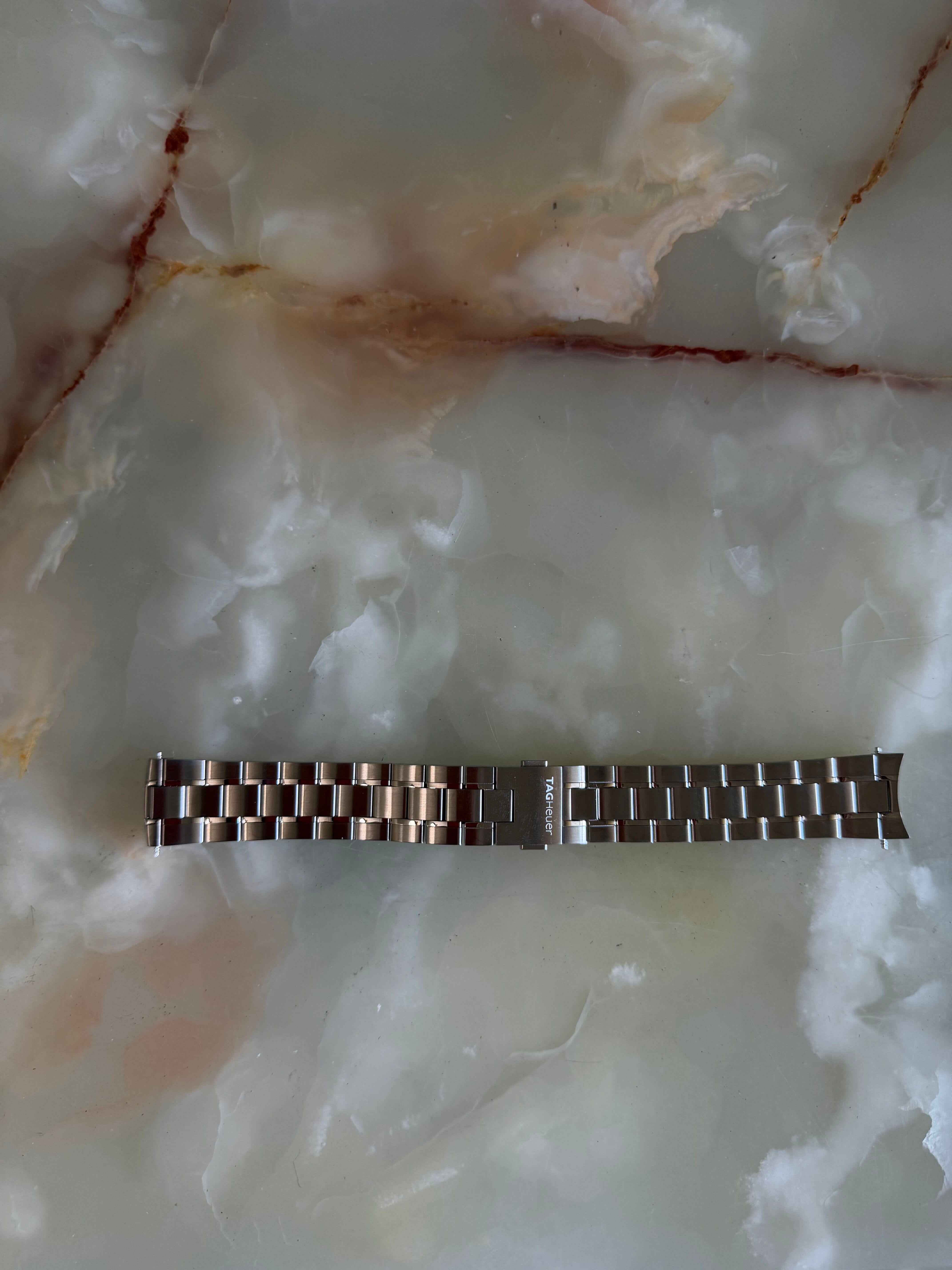Authentic TAG Heuer Carrera Calibre 1887 Steel Watch Bracelet 20mm BA0720 FAA043