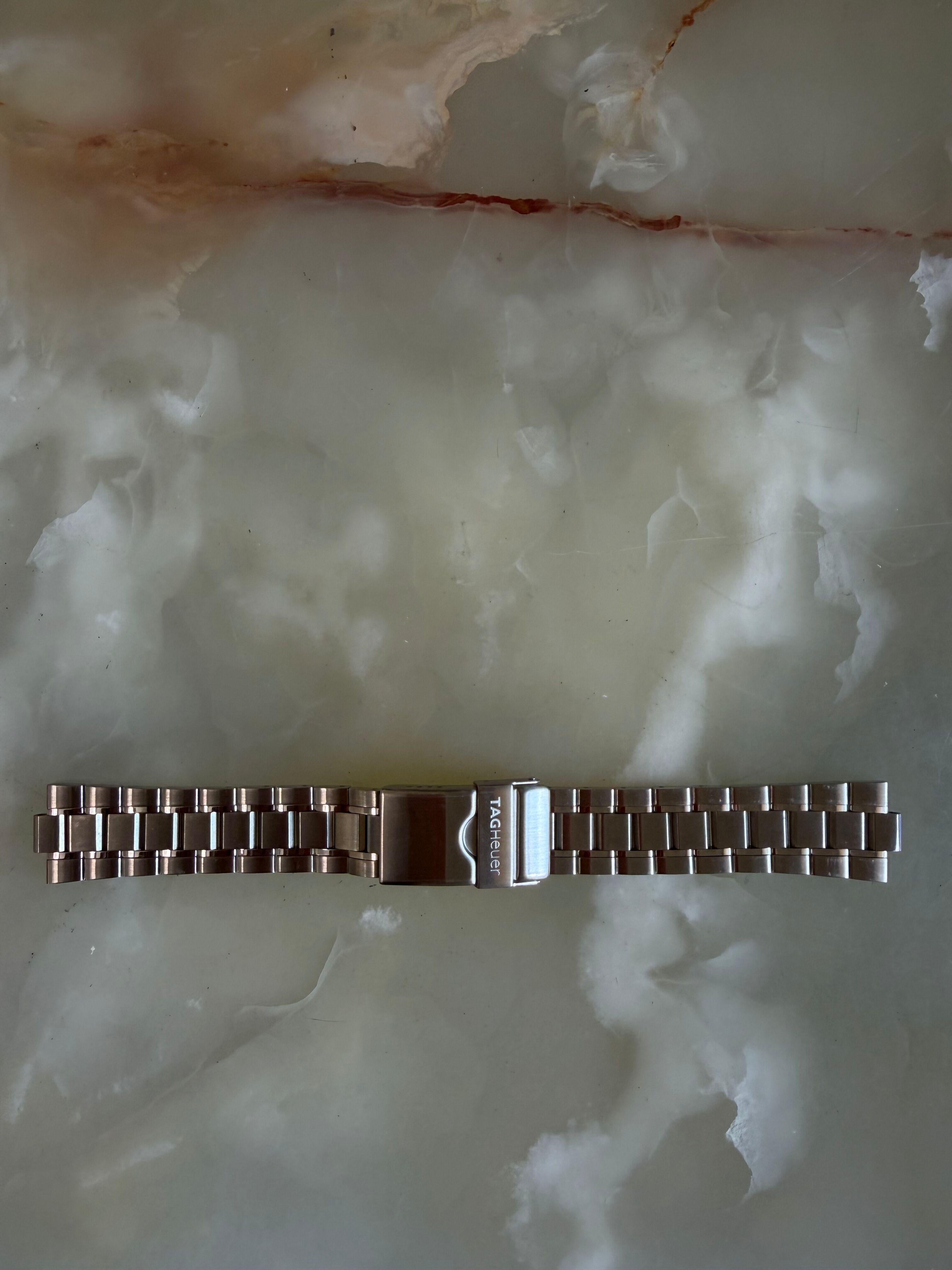 Authentic TAG Heuer Carrera Calibre 16 Steel Watch Bracelet 20mm BA0794 FAA021