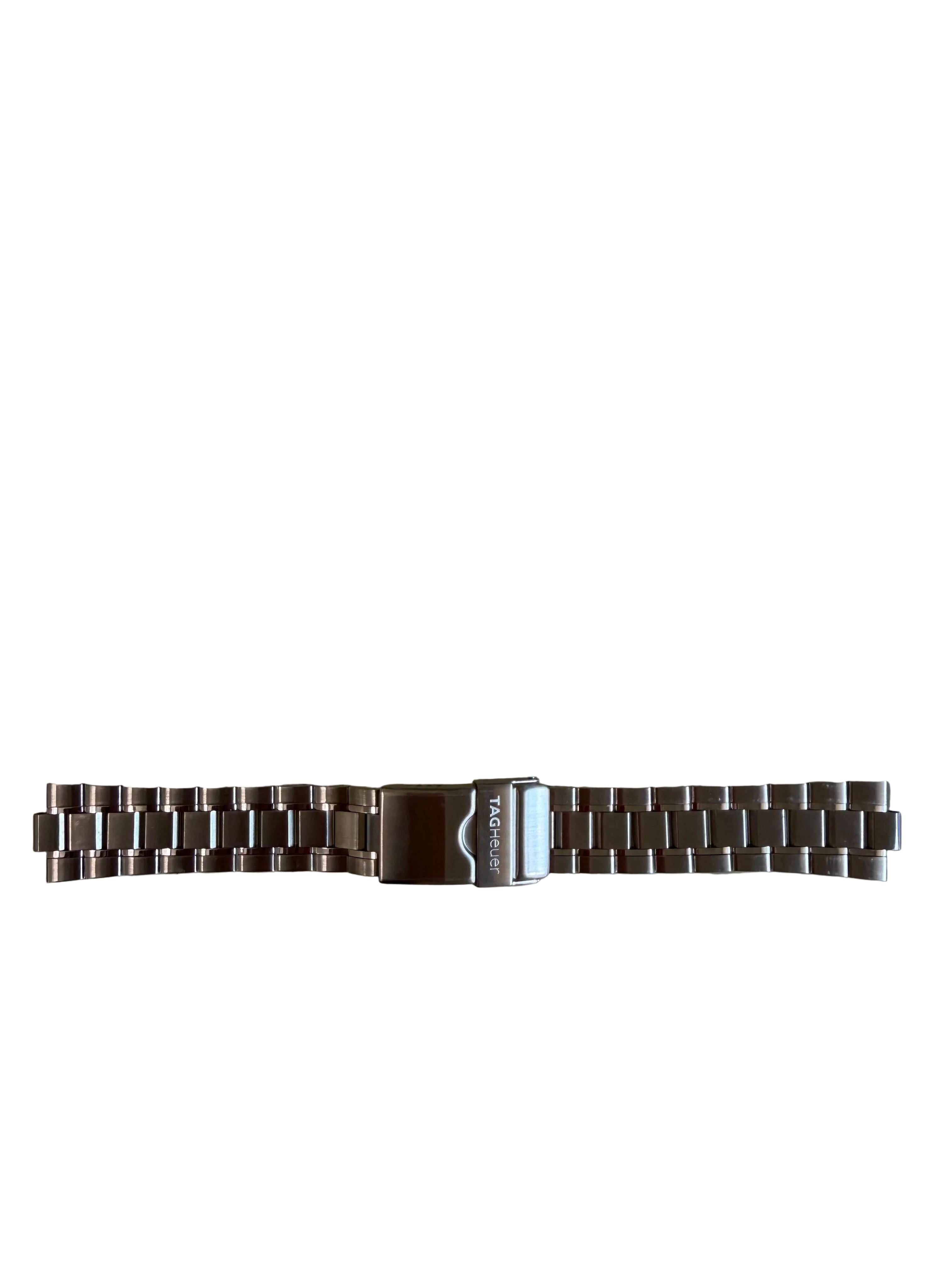 Authentic TAG Heuer Carrera Calibre 16 Steel Watch Bracelet 20mm BA0794 FAA021