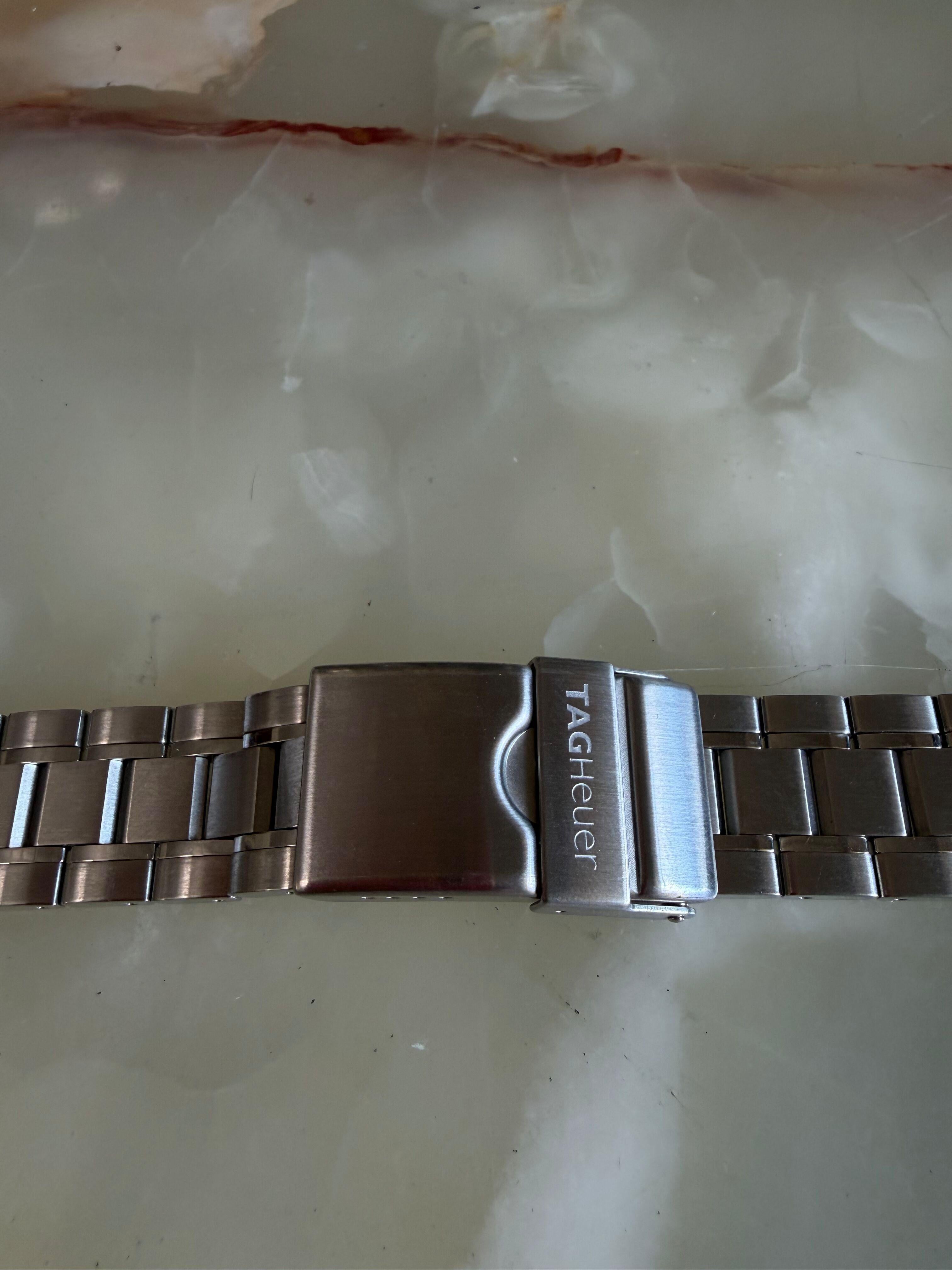 Authentic TAG Heuer Carrera Calibre 16 Steel Watch Bracelet 20mm BA0794 FAA021