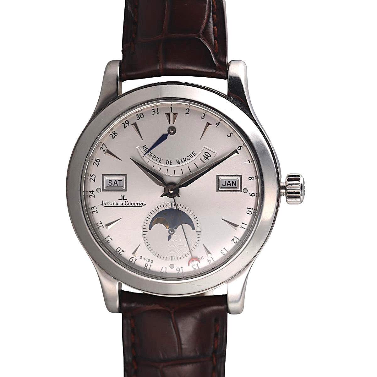 Jaeger LeCoultre Master Calendar Moonphase Automatic Watch 147.8.41.S