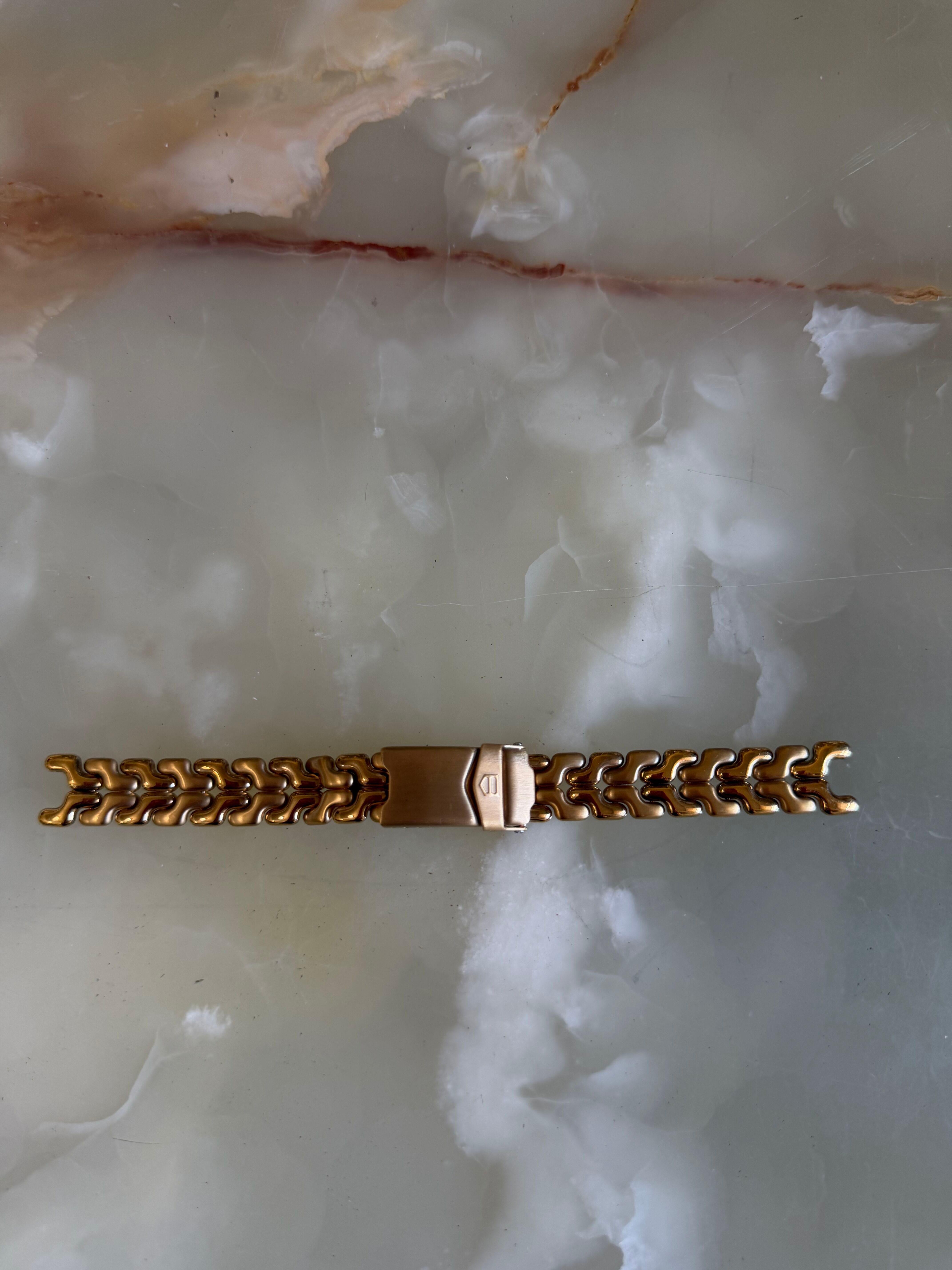 Authentic TAG Heuer S/EL Mini Gold Plated Steel Watch Bracelet 13mm BP483-MO