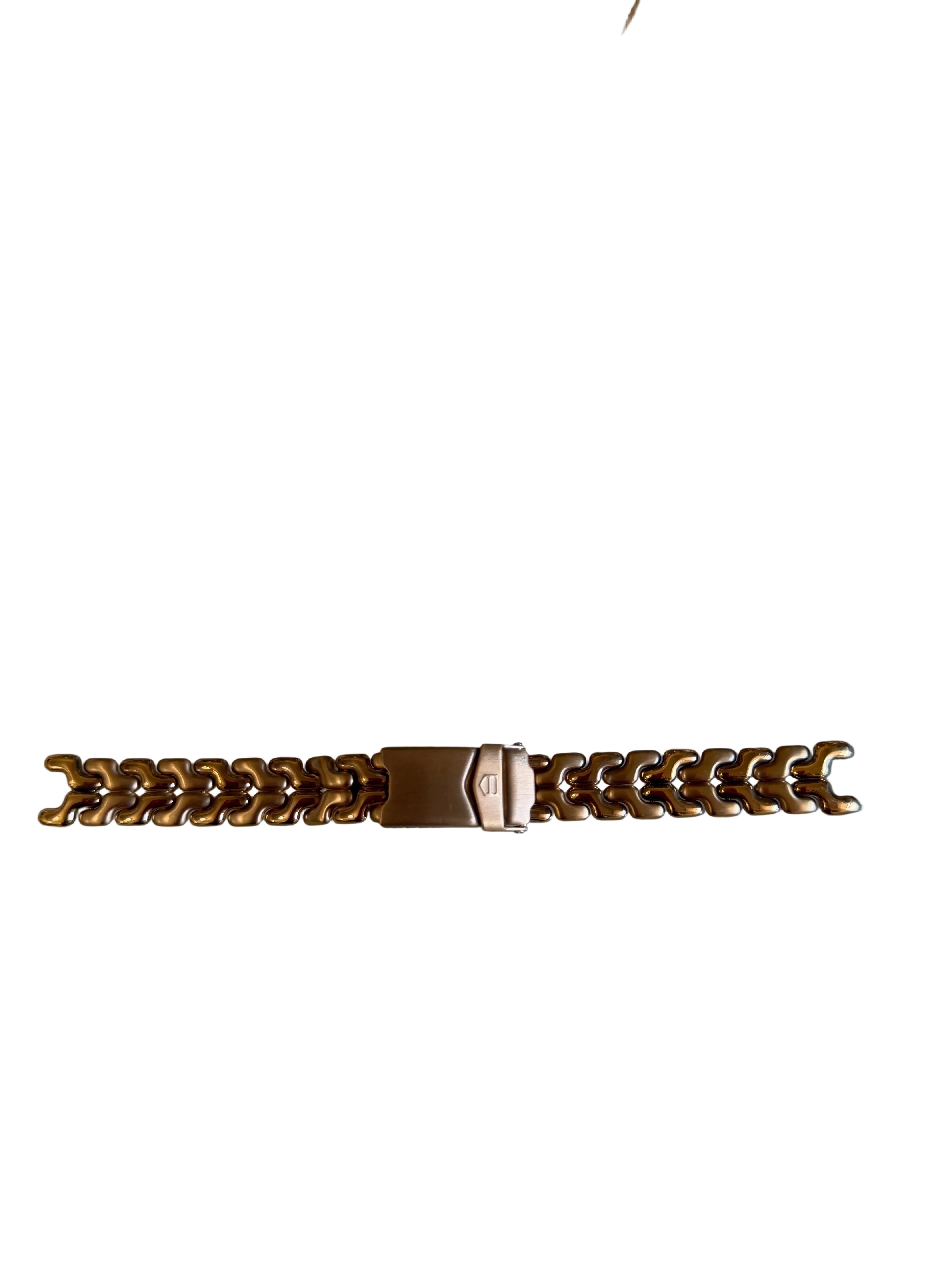 Authentic TAG Heuer S/EL Mini Gold Plated Steel Watch Bracelet 13mm BP483-MO