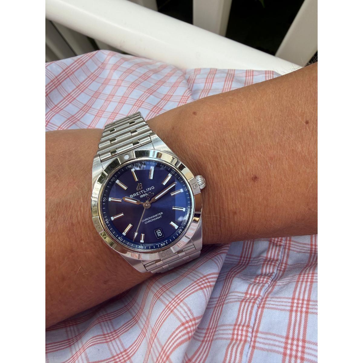 Breitling Chronomat Automatic 36mm Steel Watch A10380