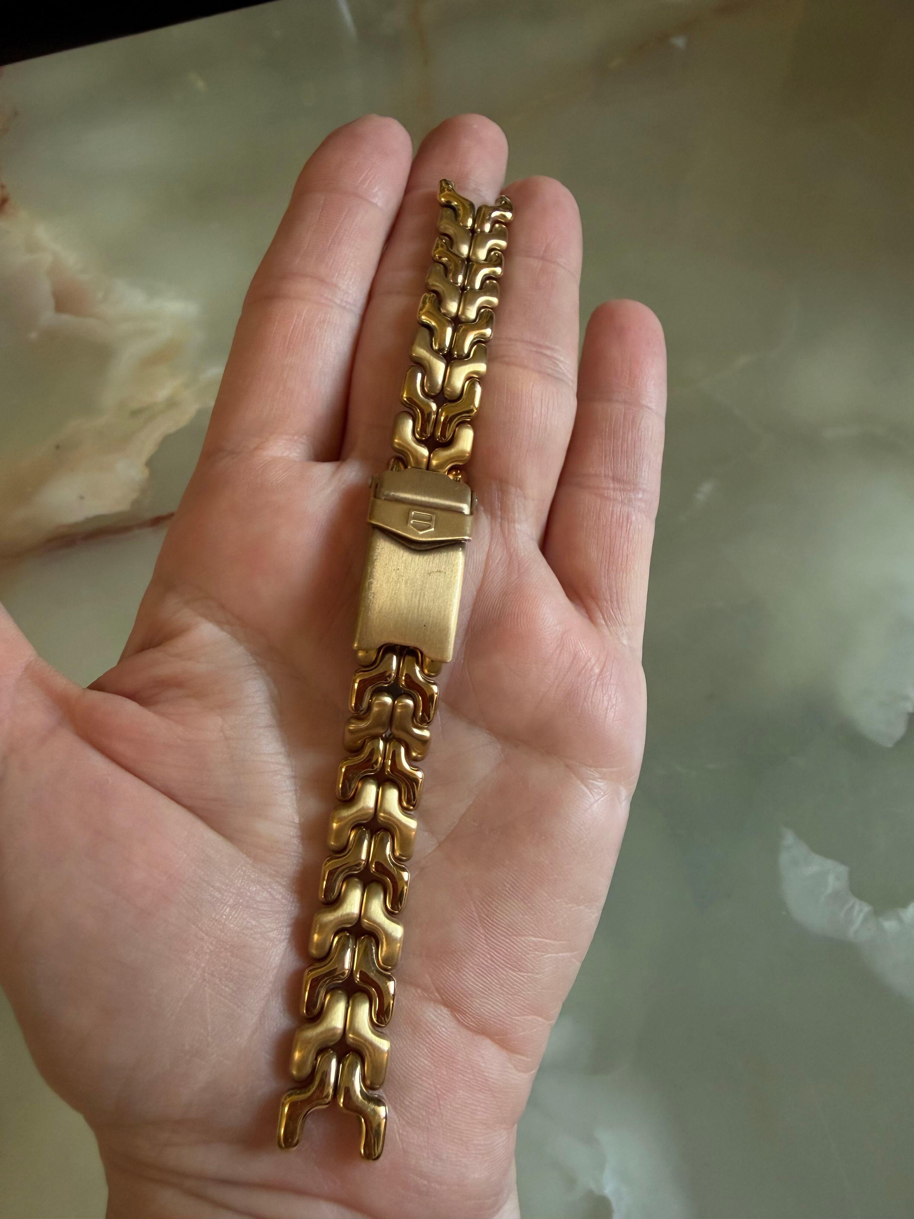 Authentic TAG Heuer S/EL Mini Gold Plated Steel Watch Bracelet 13mm BP483-MO