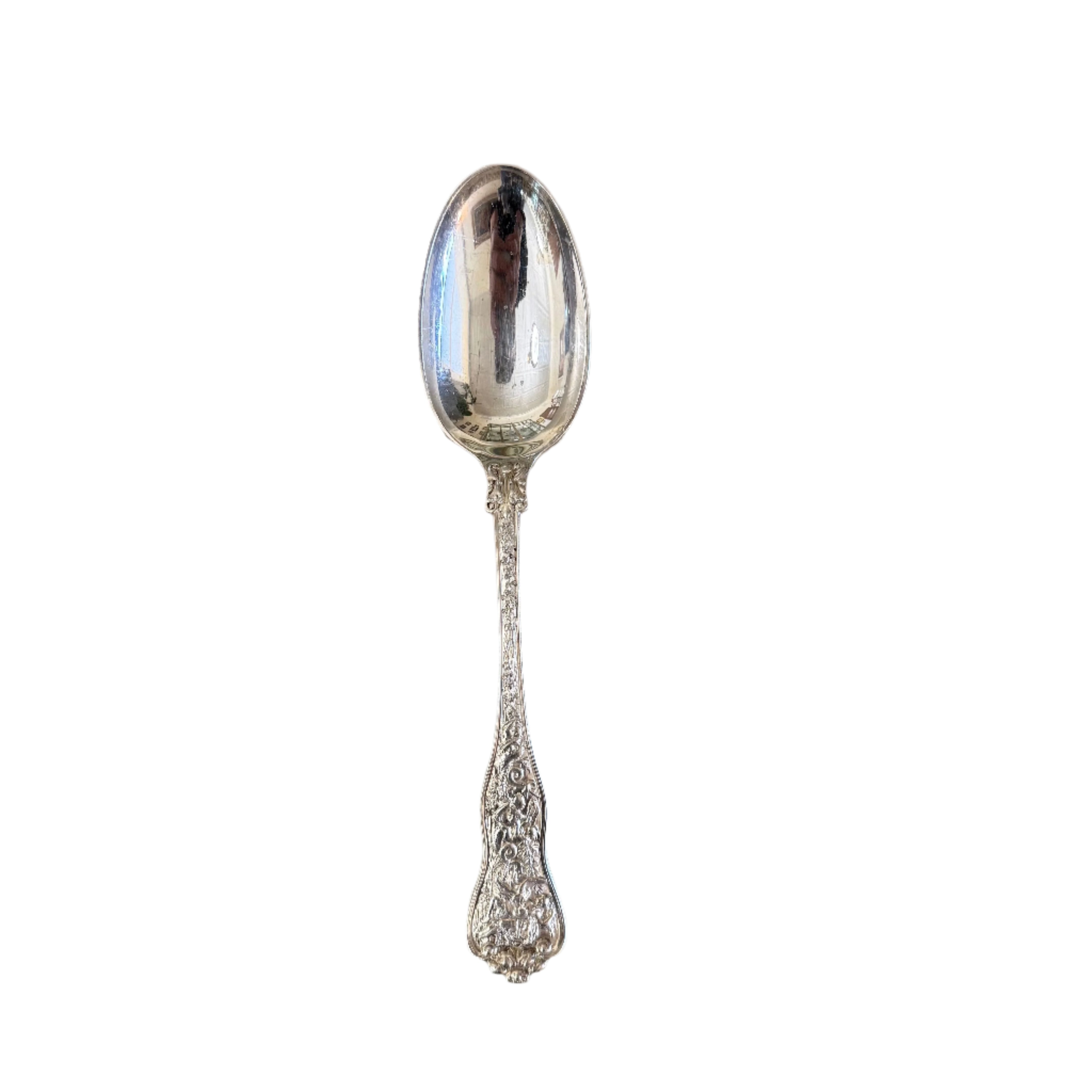 2 Tiffany & Co Olimpian Sterling Silver Serving Tablespoon Set