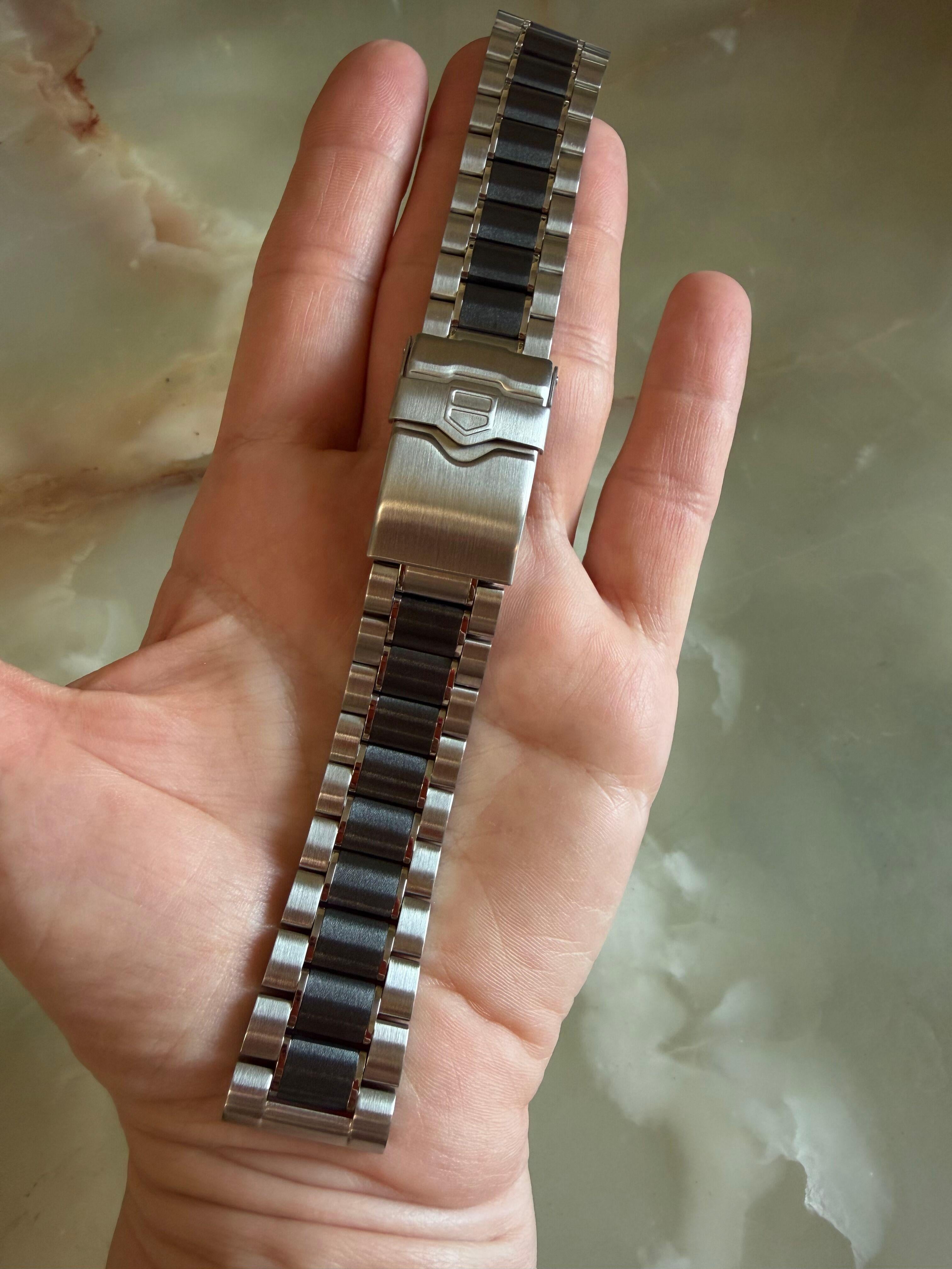 Authentic TAG Heuer Formula 1 Two Tone Steel Watch Bracelet 20mm BA0869