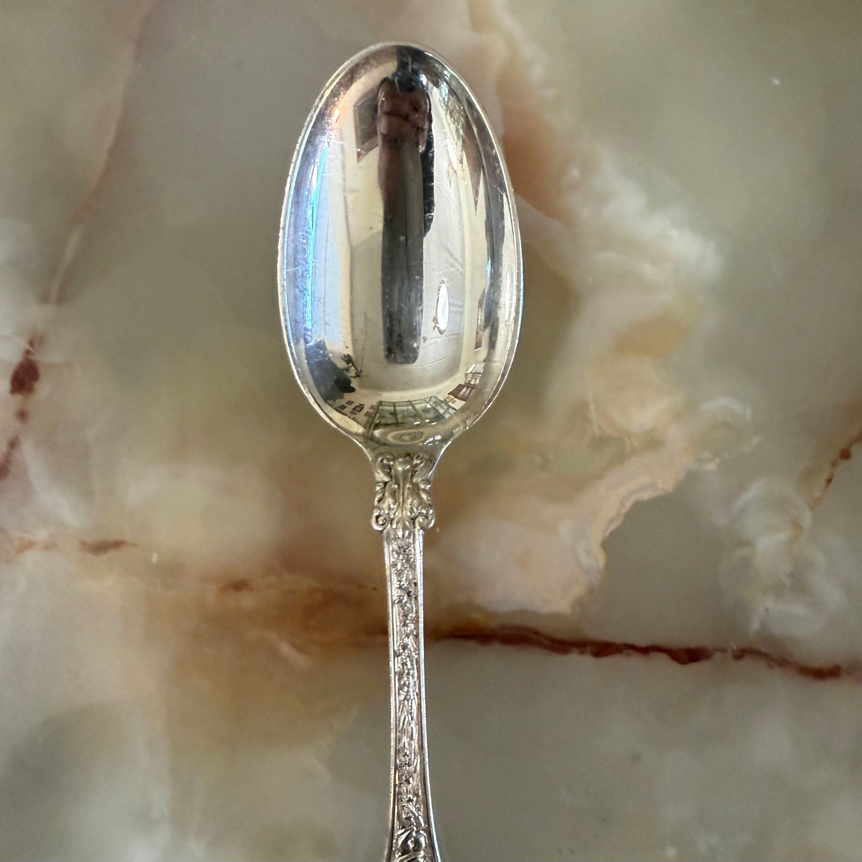 2 Tiffany & Co Olimpian Sterling Silver Serving Tablespoon Set