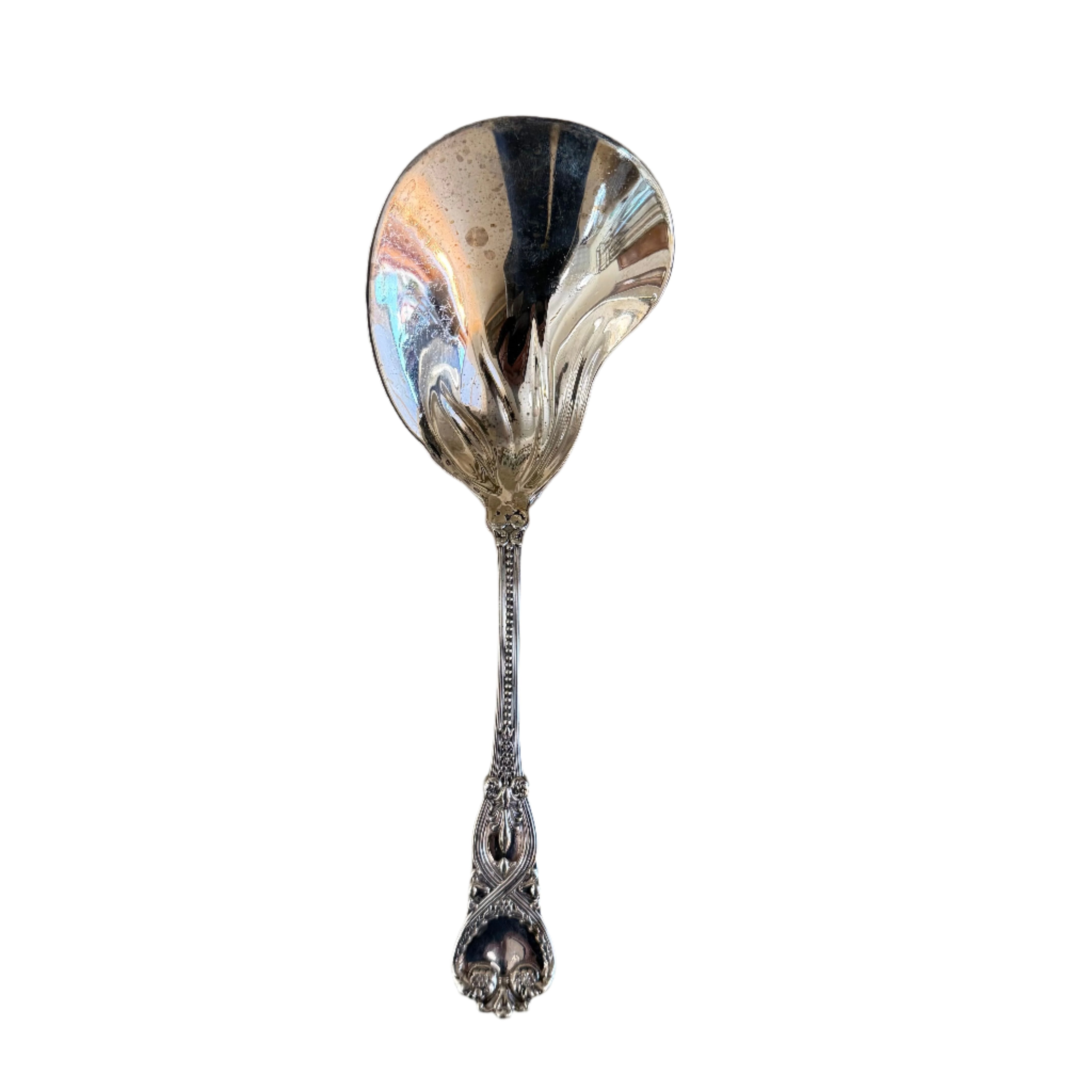 Tiffany & Co St. James Sterling Silver Berry Casserole Spoon w/Kidney Bowl