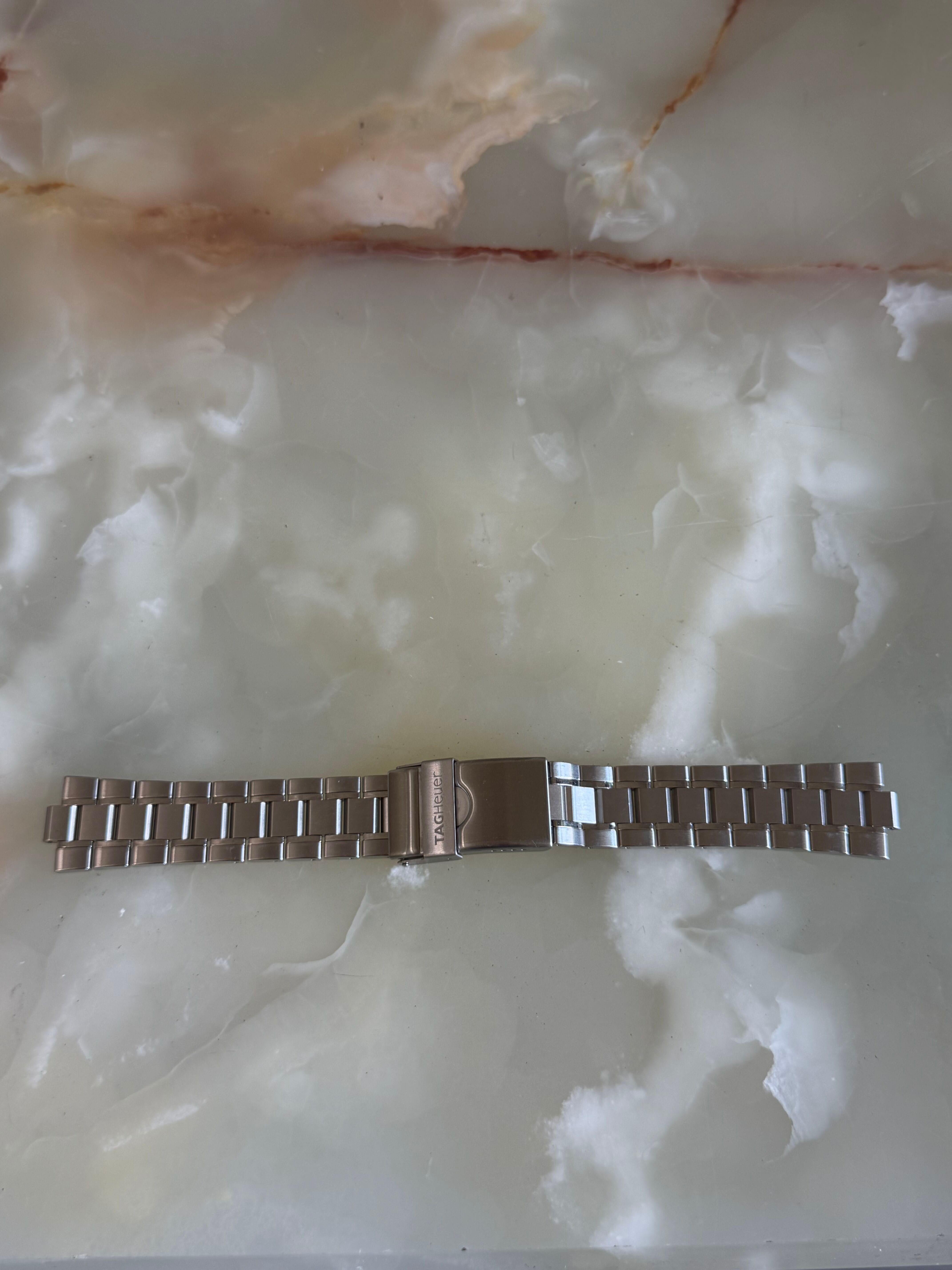Authentic TAG Heuer Autavia Caliber 11 Steel Watch Bracelet 20mm BA0775 FAA021