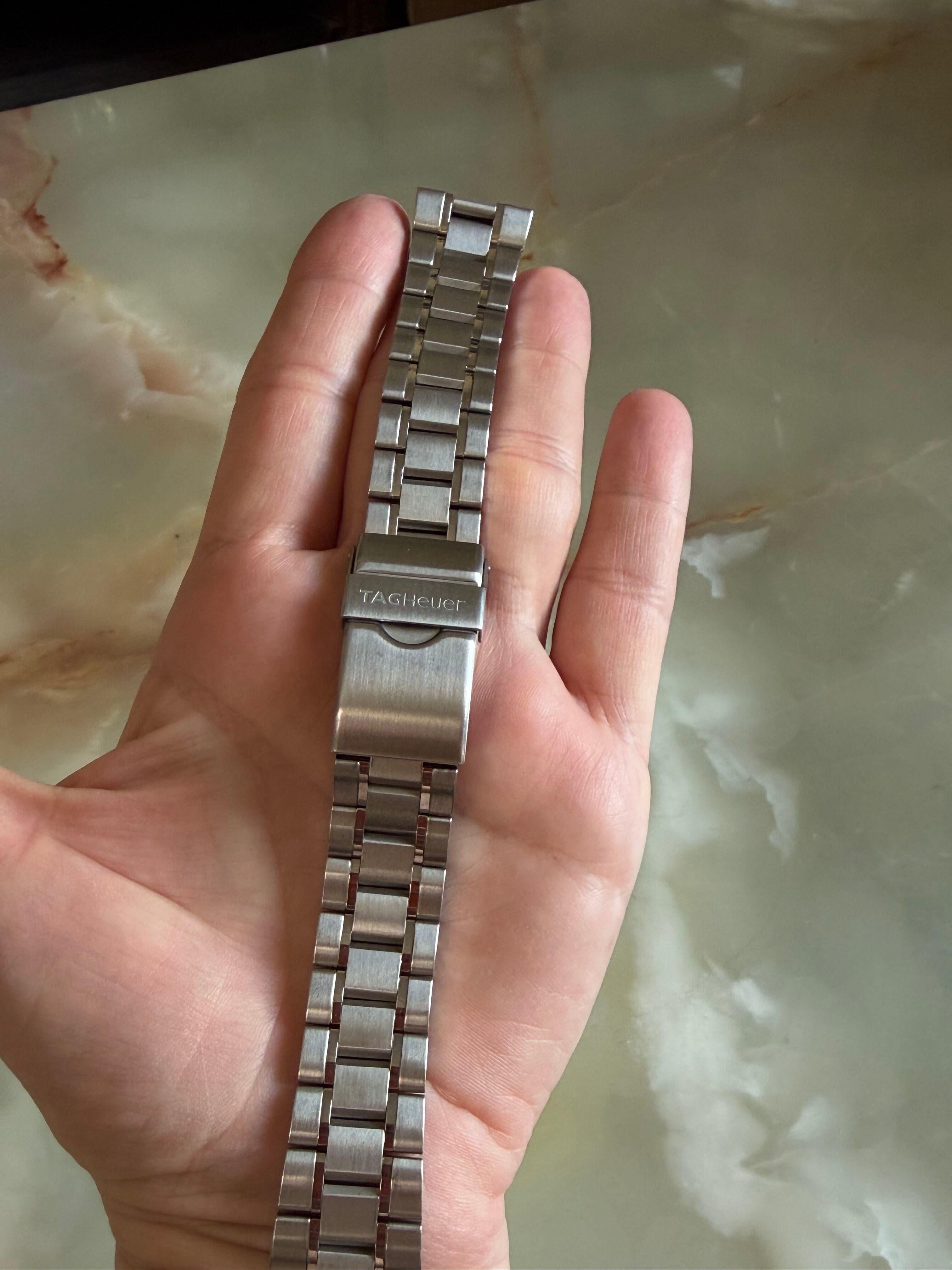 Authentic TAG Heuer Autavia Caliber 11 Steel Watch Bracelet 20mm BA0775 FAA021