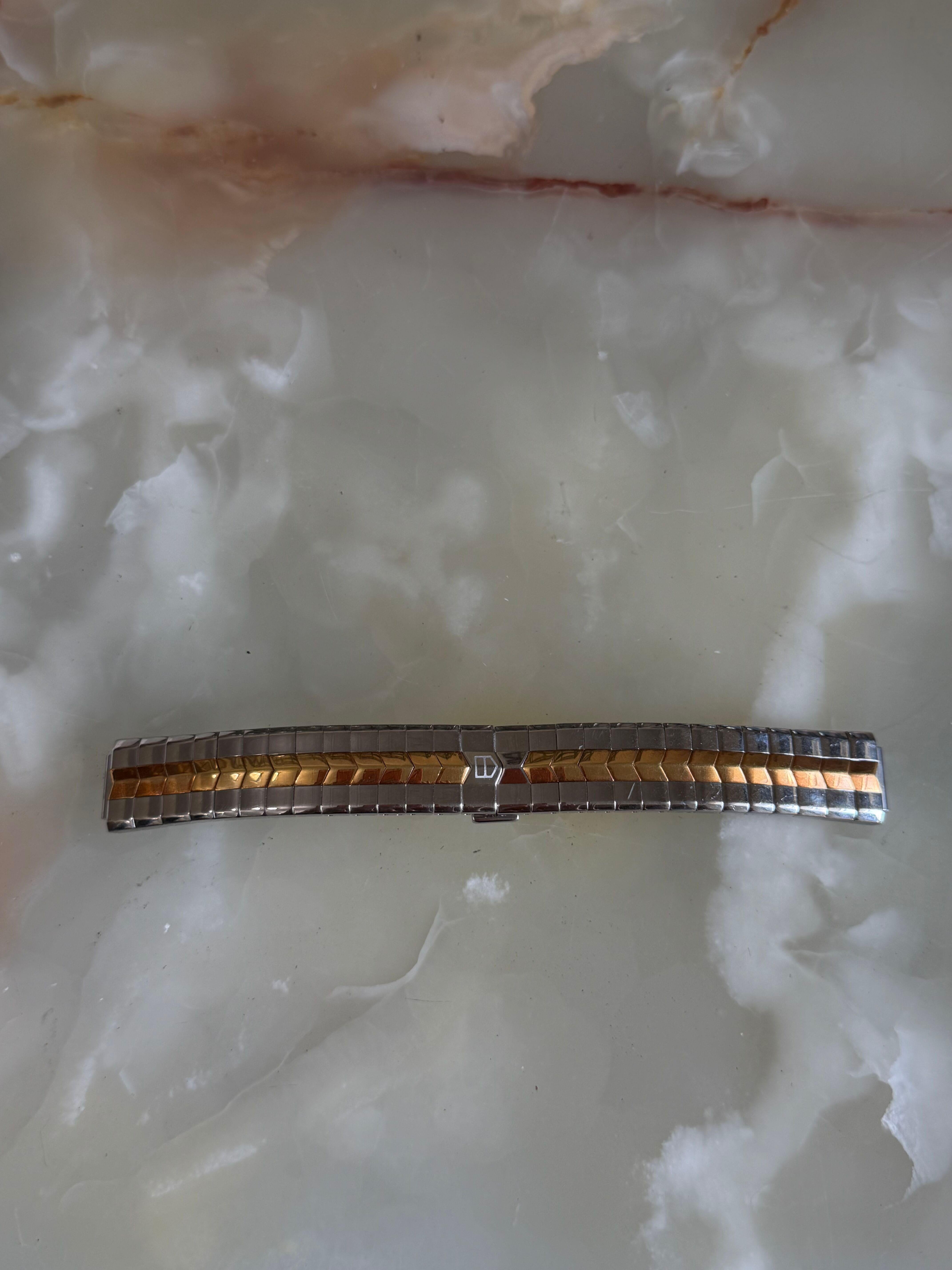 Authentic TAG Heuer Alter Ego Steel Gold Watch Bracelet 17mm BA0752