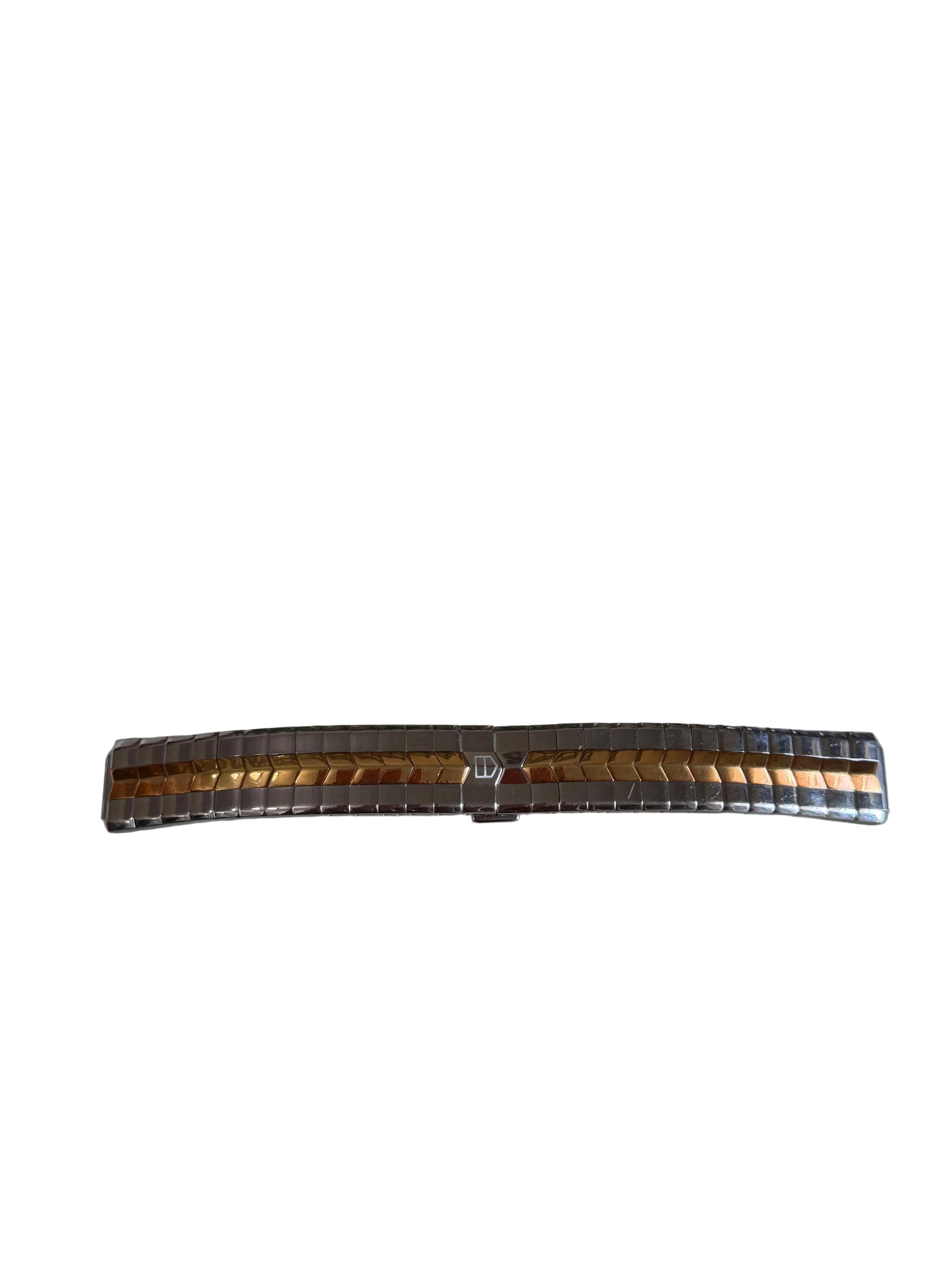 Authentic TAG Heuer Alter Ego Steel Gold Watch Bracelet 17mm BA0752