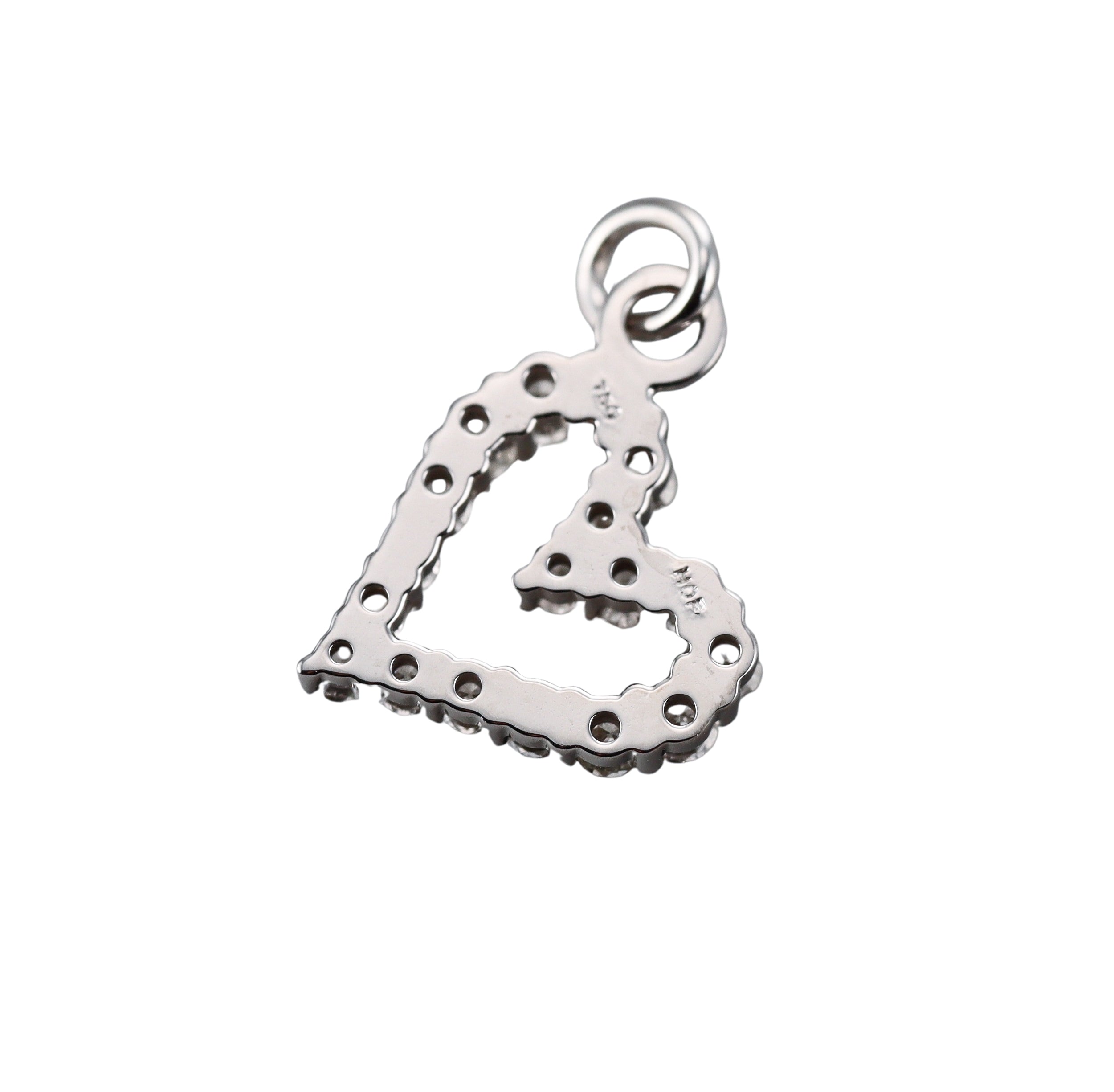 Hearts on Fire 18k Gold Diamond Heart Charm Pendant