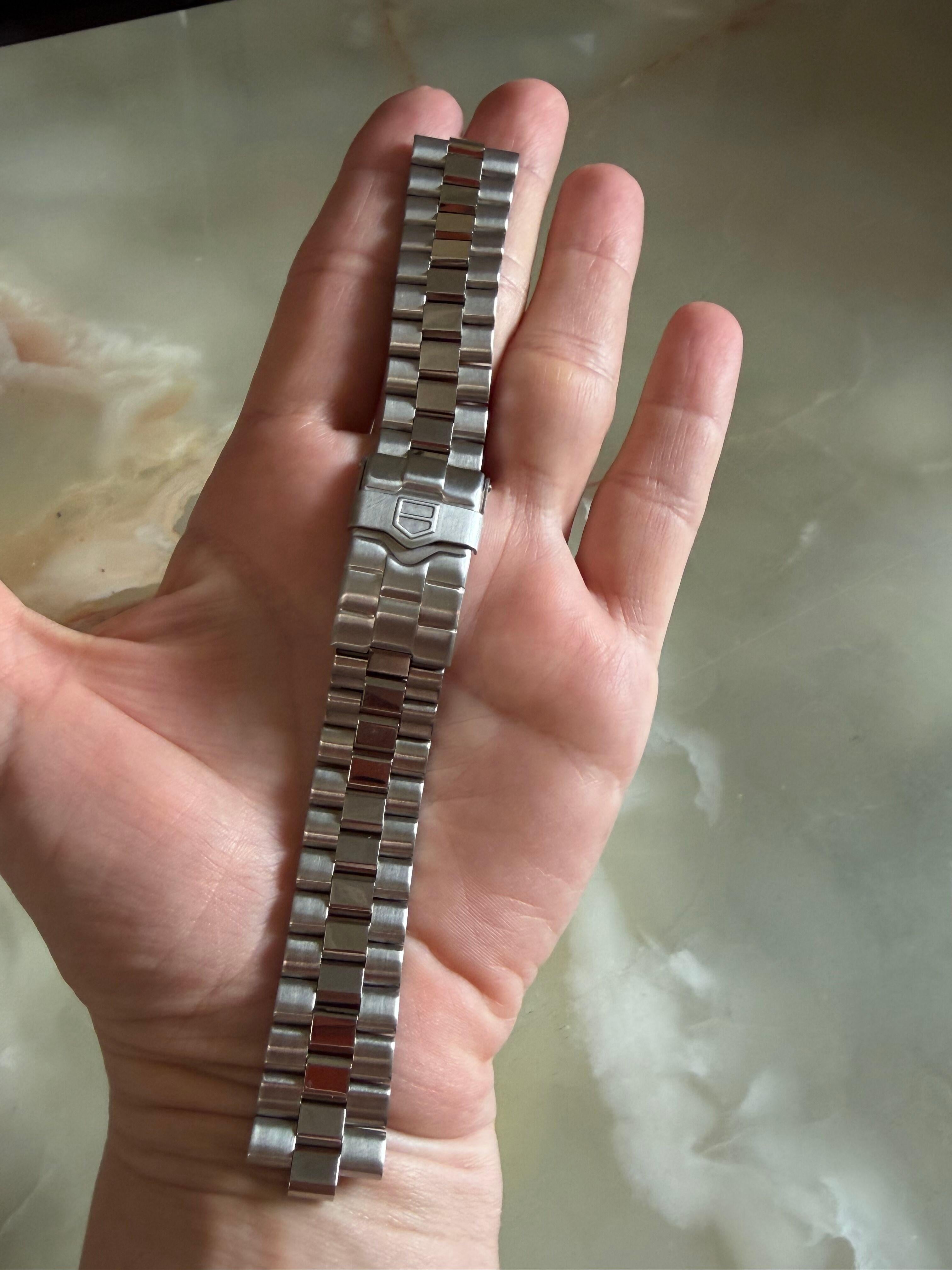 Authentic TAG Heuer 2000 Professional Series Steel Watch Bracelet 18mm BA0312