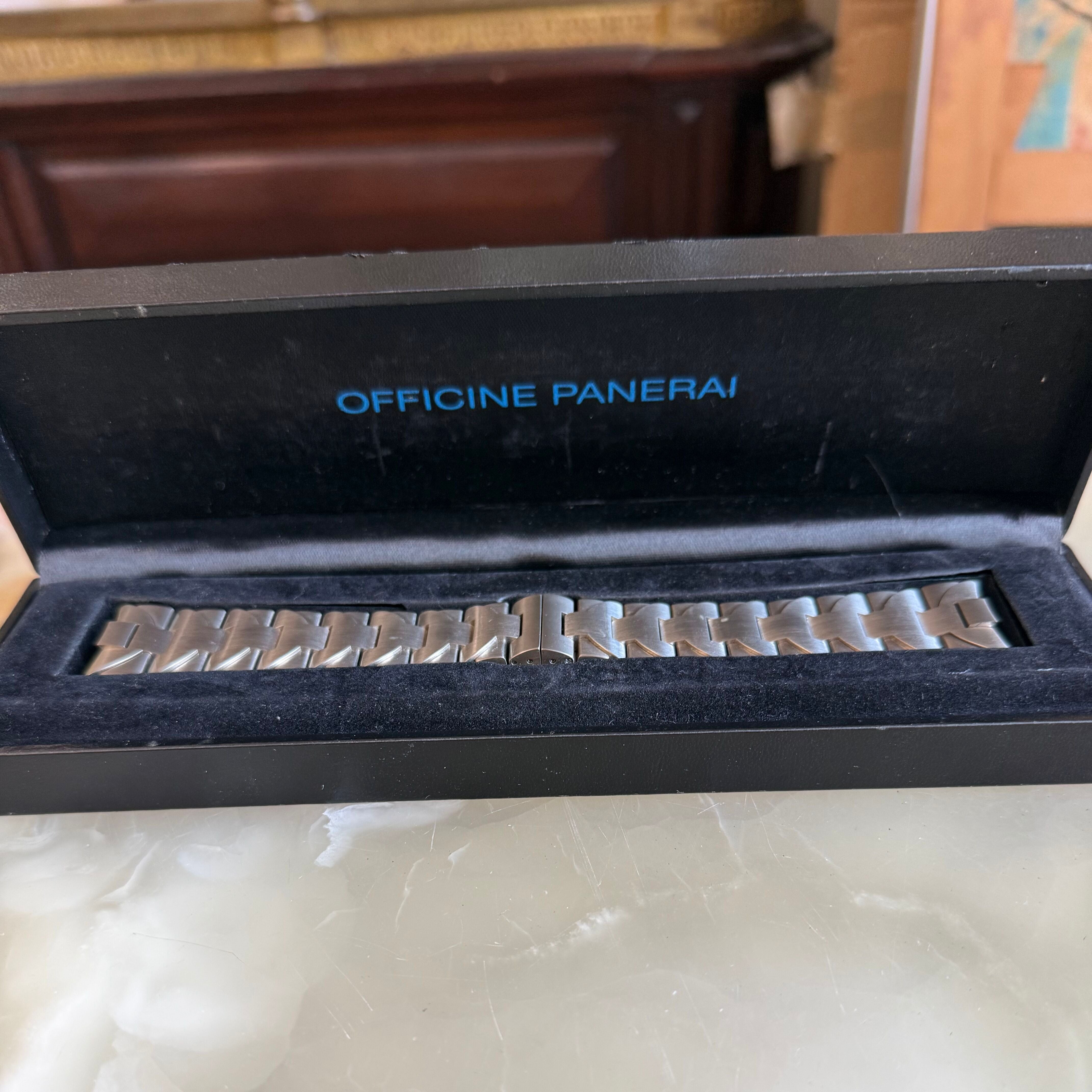 Authentic Panerai Luminor Marina Stainless Steel 24mm Watch Bracelet