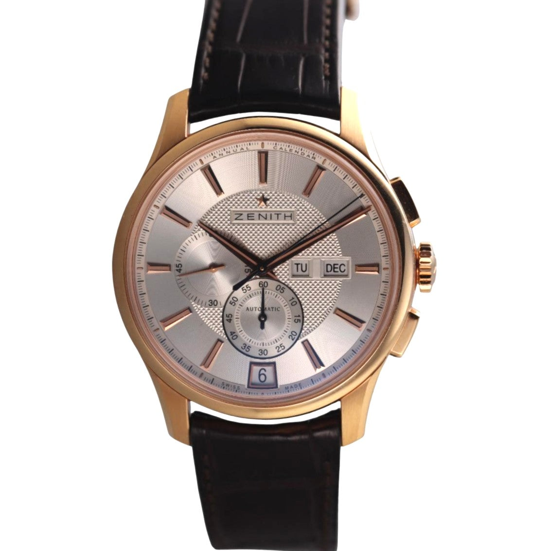 Zenith El Primero Captain Windsor Annual Calendar Rose Gold Watch 18.2070.4054/02.C711