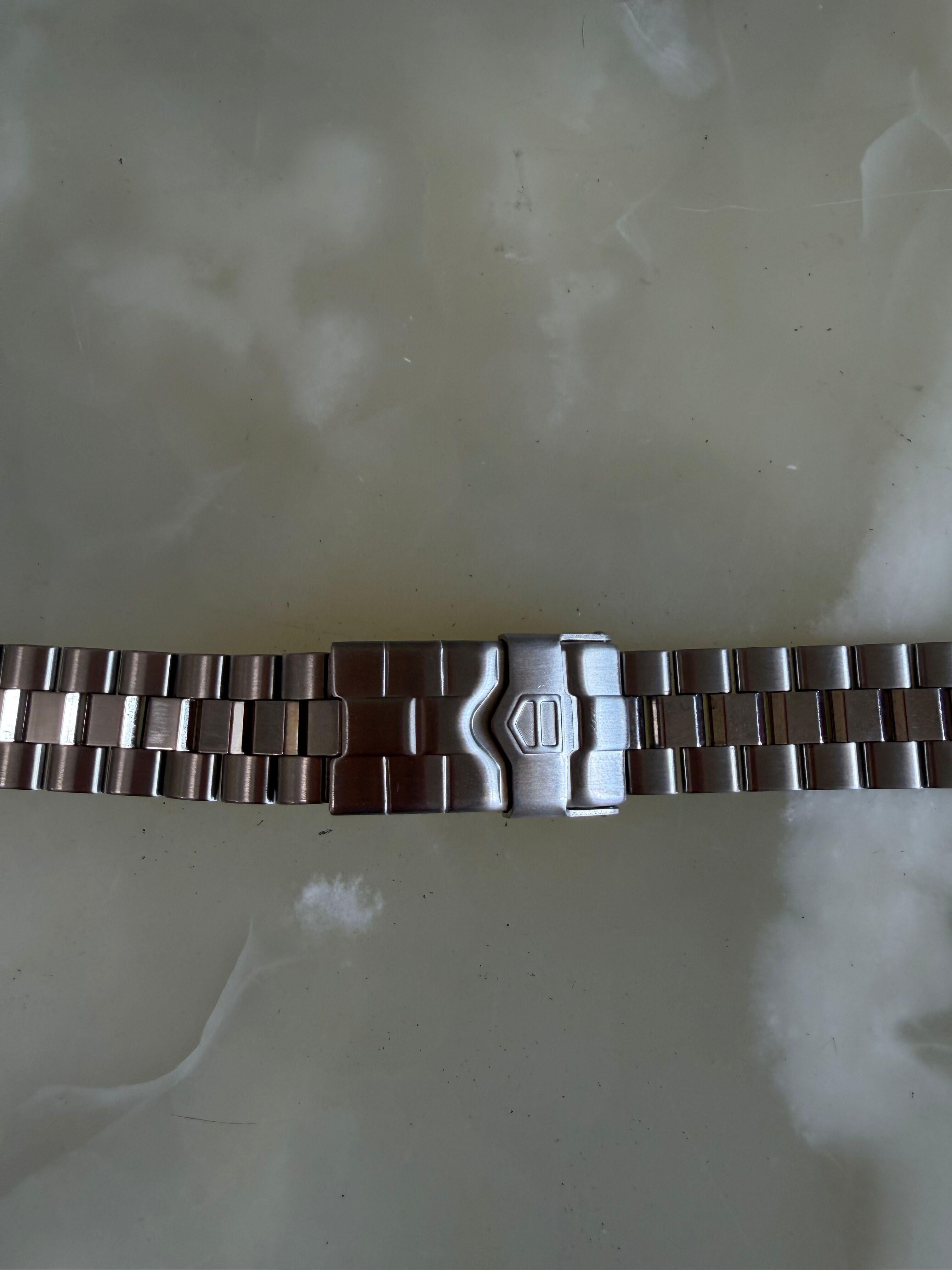 Authentic TAG Heuer Classic 2000 Series Steel Watch Bracelet 15mm BA0313