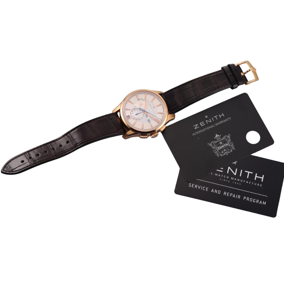 Zenith El Primero Captain Windsor Annual Calendar Rose Gold Watch 18.2070.4054/02.C711