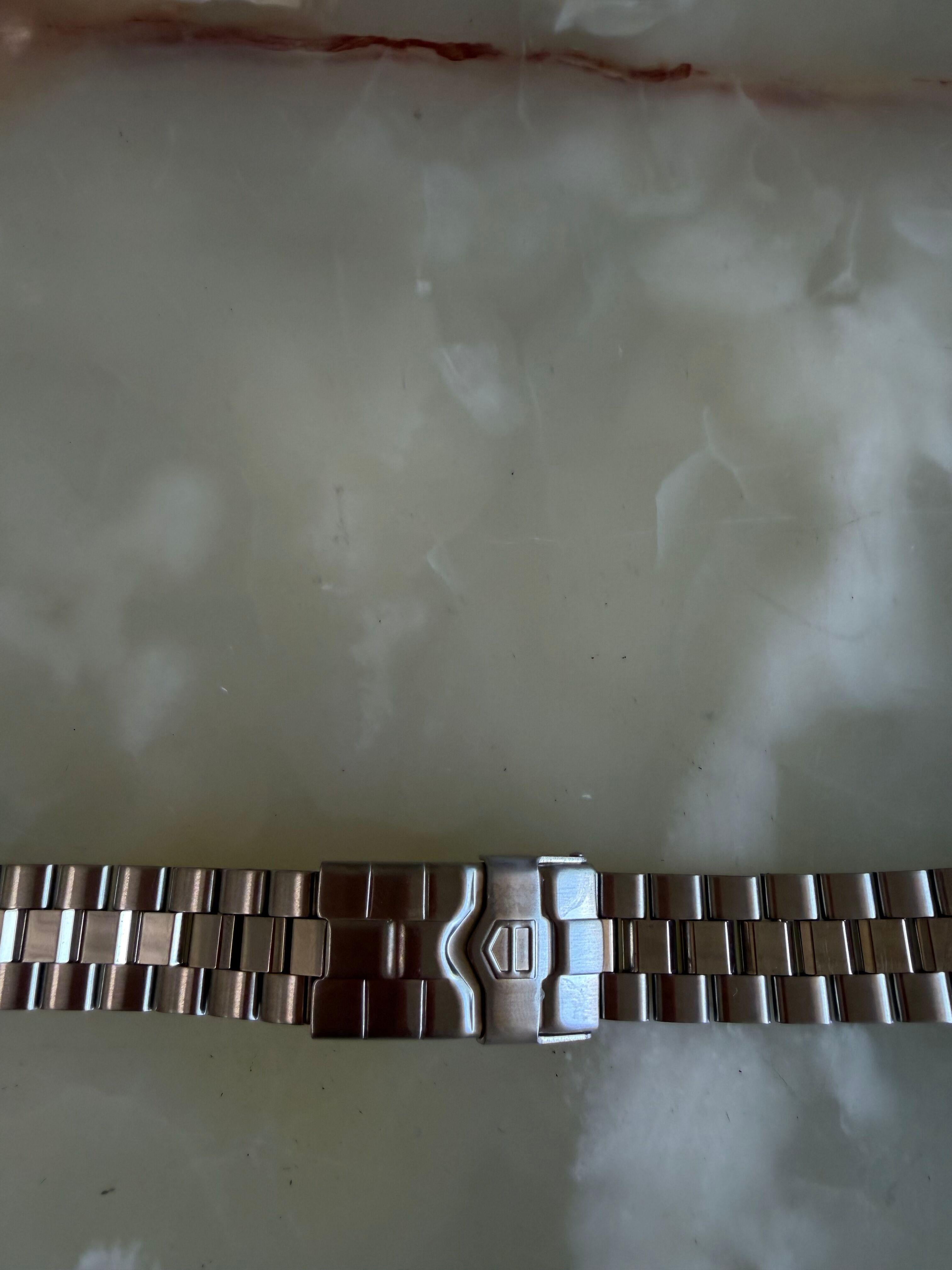 Authentic TAG Heuer Classic 2000 Steel Watch Bracelet 15mm BA0313 No End Pieces