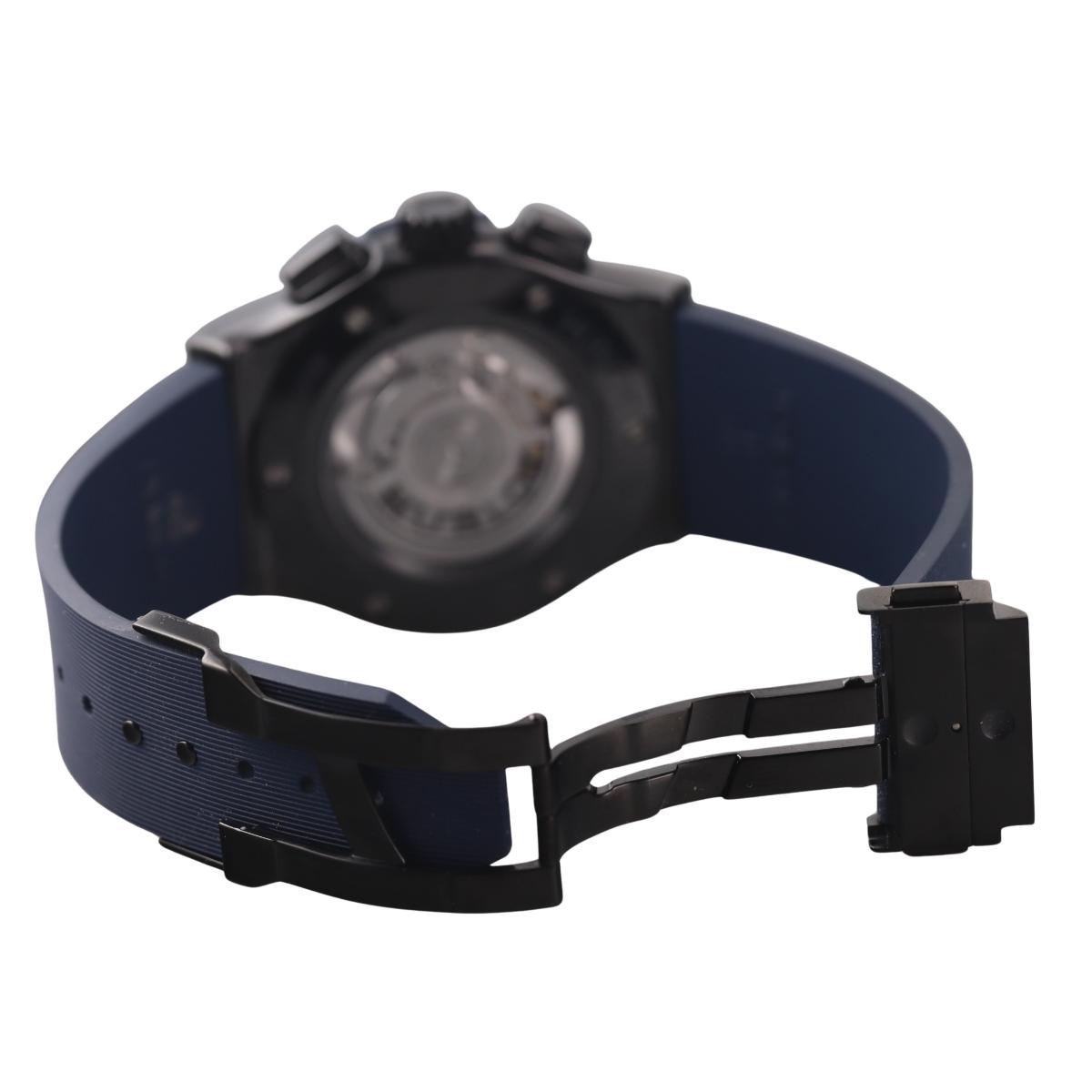 Hublot Classic Fusion Blue Dial Ceramic Chronograph Watch 521.CM.7170.RX