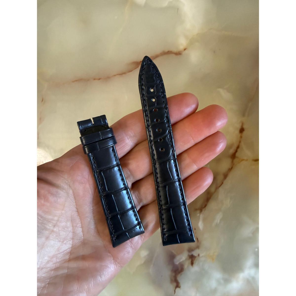 Authentic Ulysse Nardin Alligator Blue Watch Strap Band 20mm S2J2A