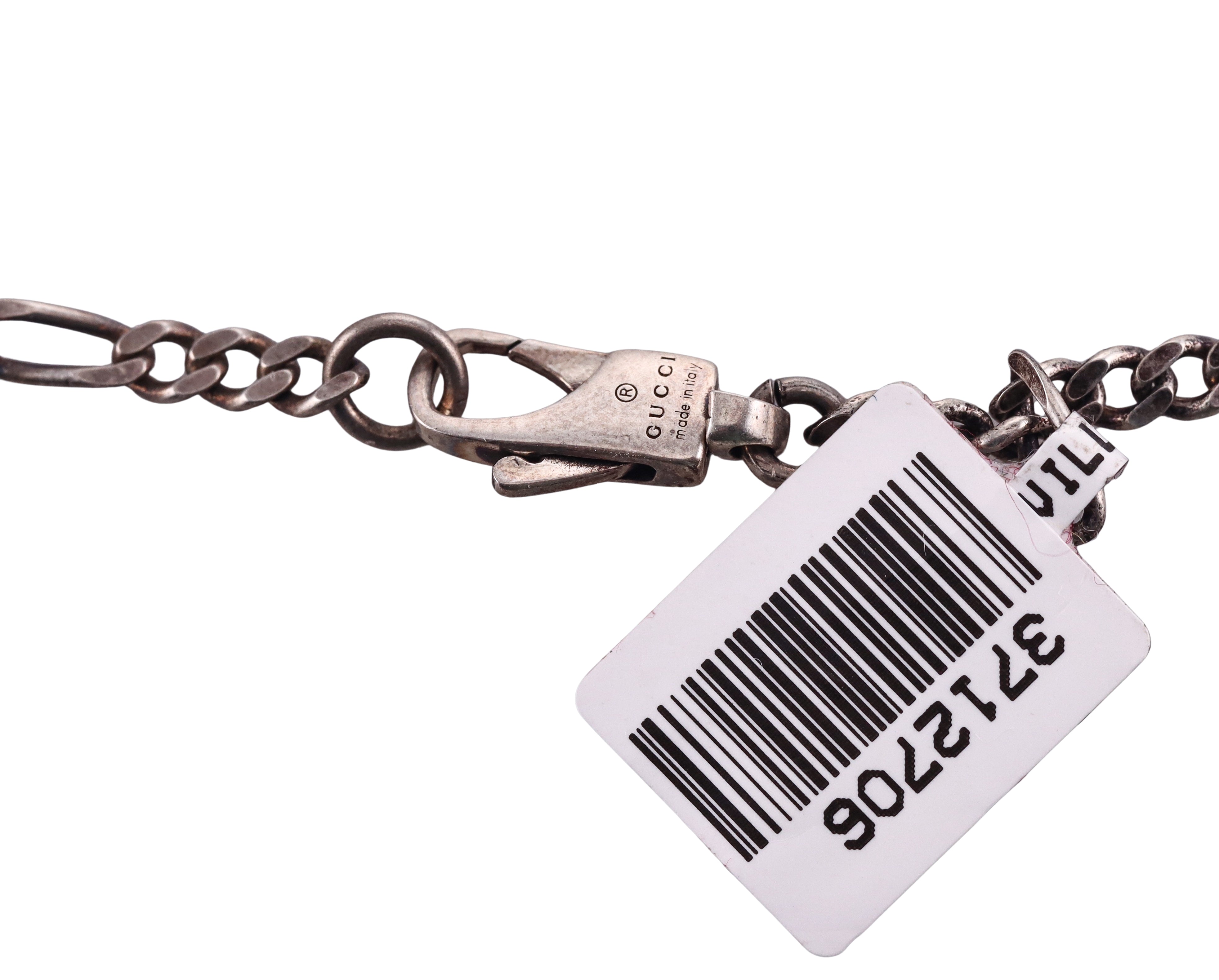 Gucci Sterling Silver Pendant Necklace Retail $630