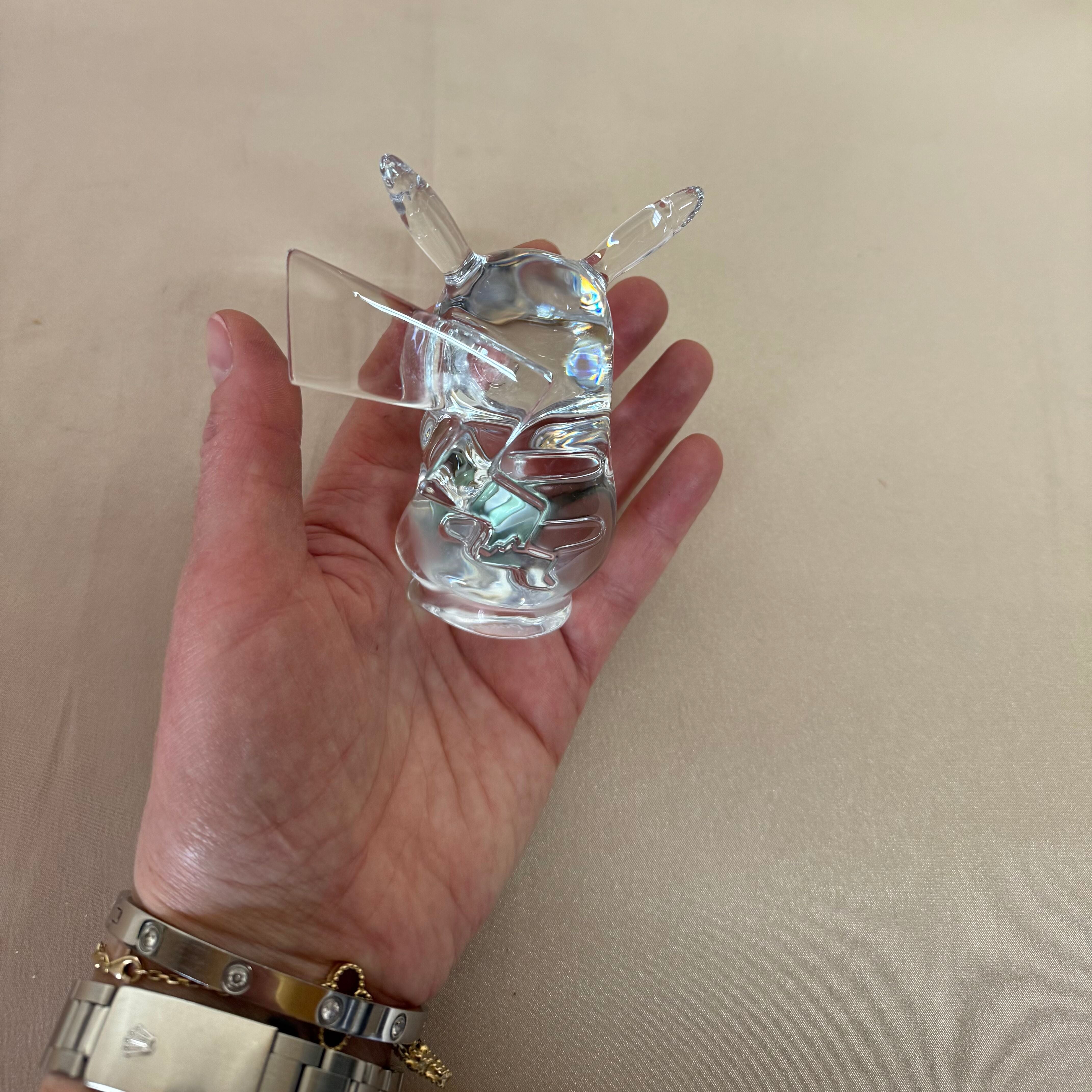 Baccarat Crystal Pokemon Small Pikachu Figurine 2814798