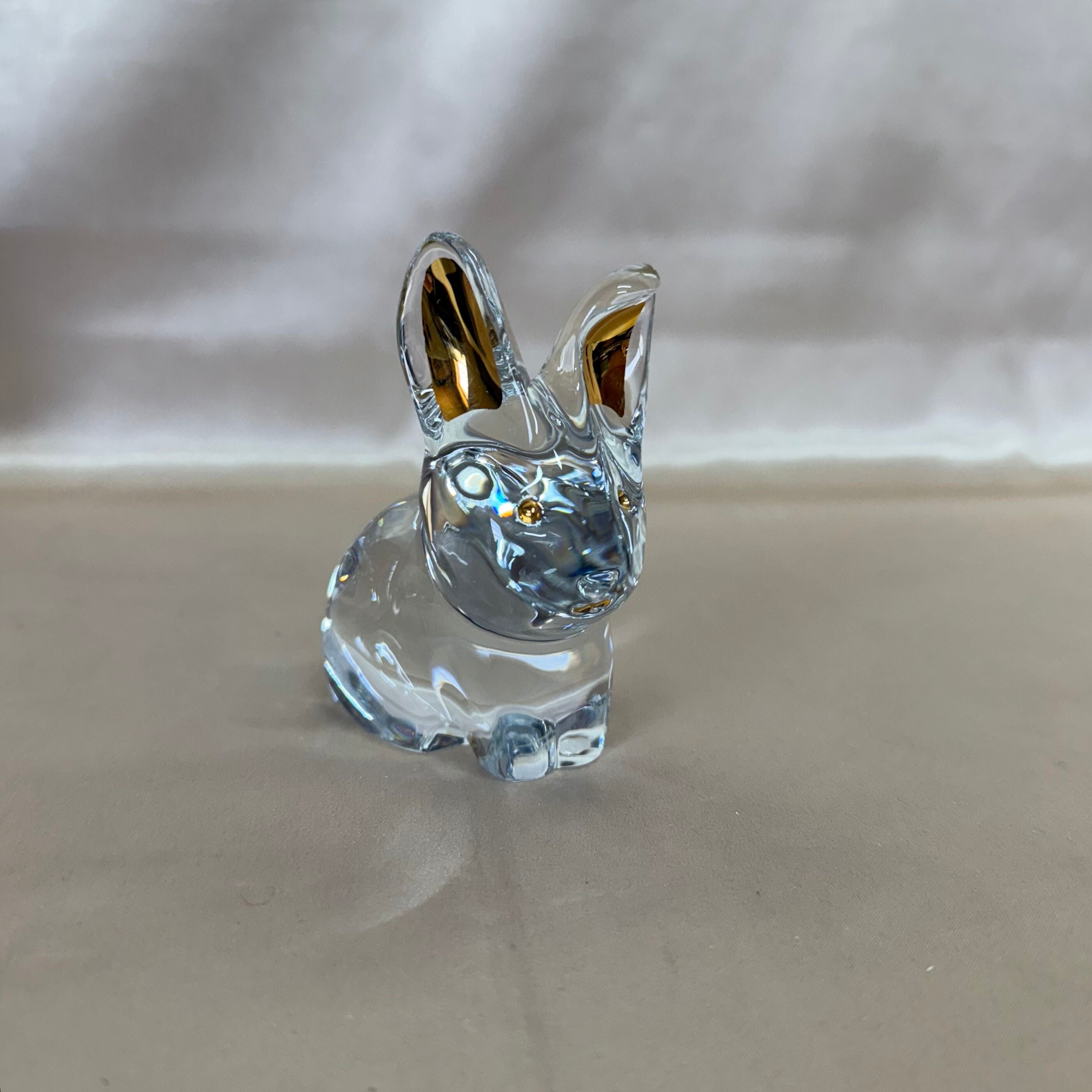 Baccarat Crystal Clear Rabbit Figurine 2814806