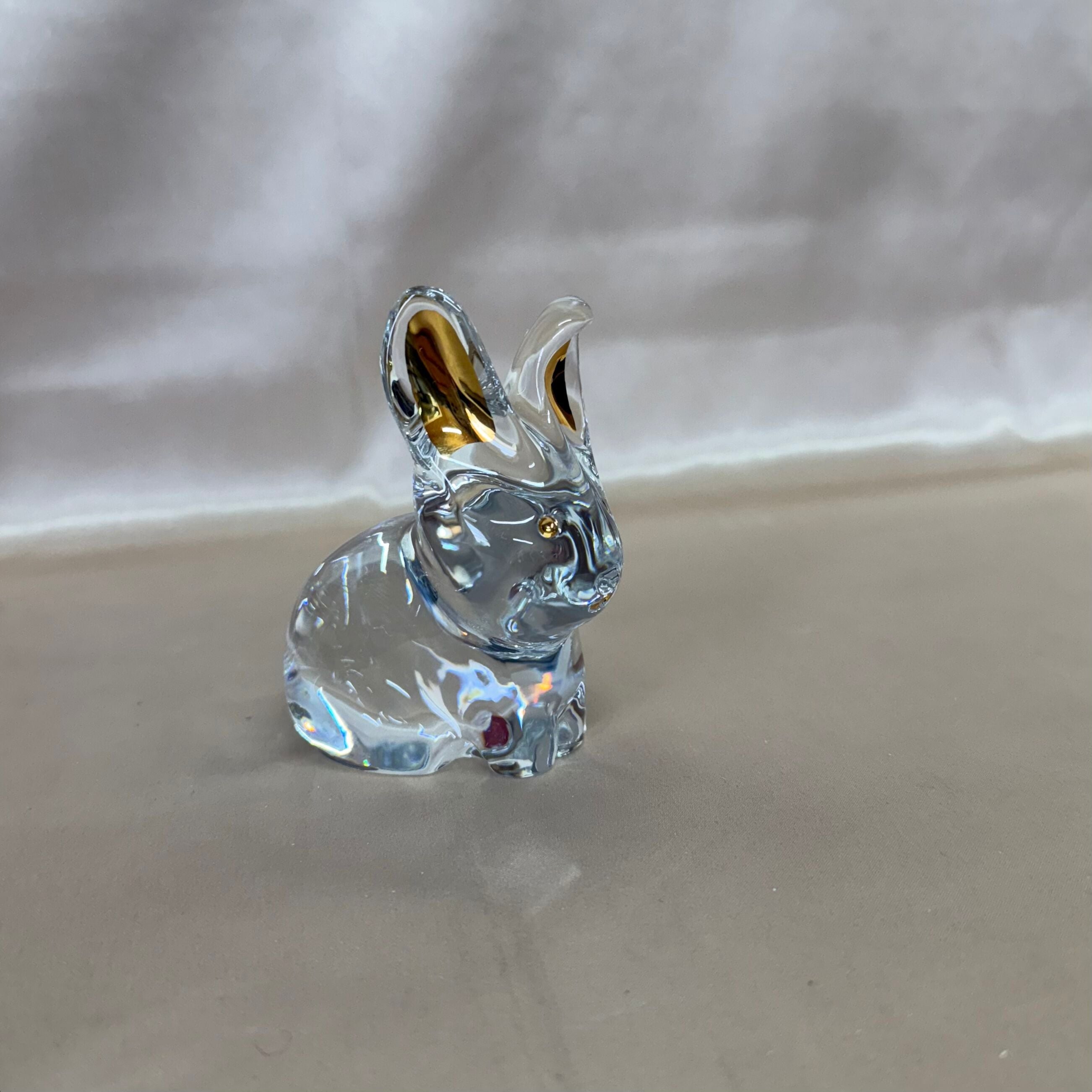 Baccarat Crystal Clear Rabbit Figurine 2814806