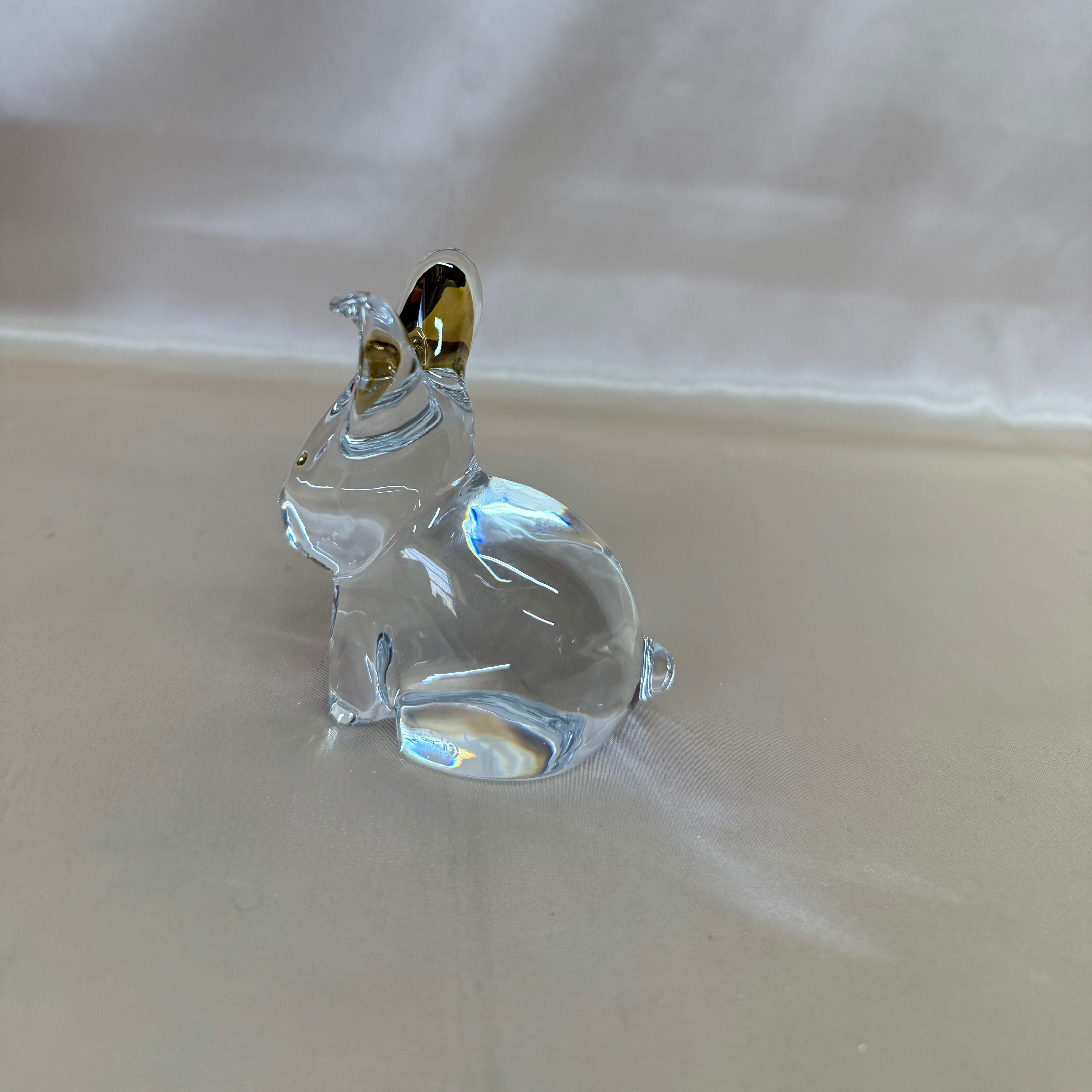 Baccarat Crystal Clear Rabbit Figurine 2814806