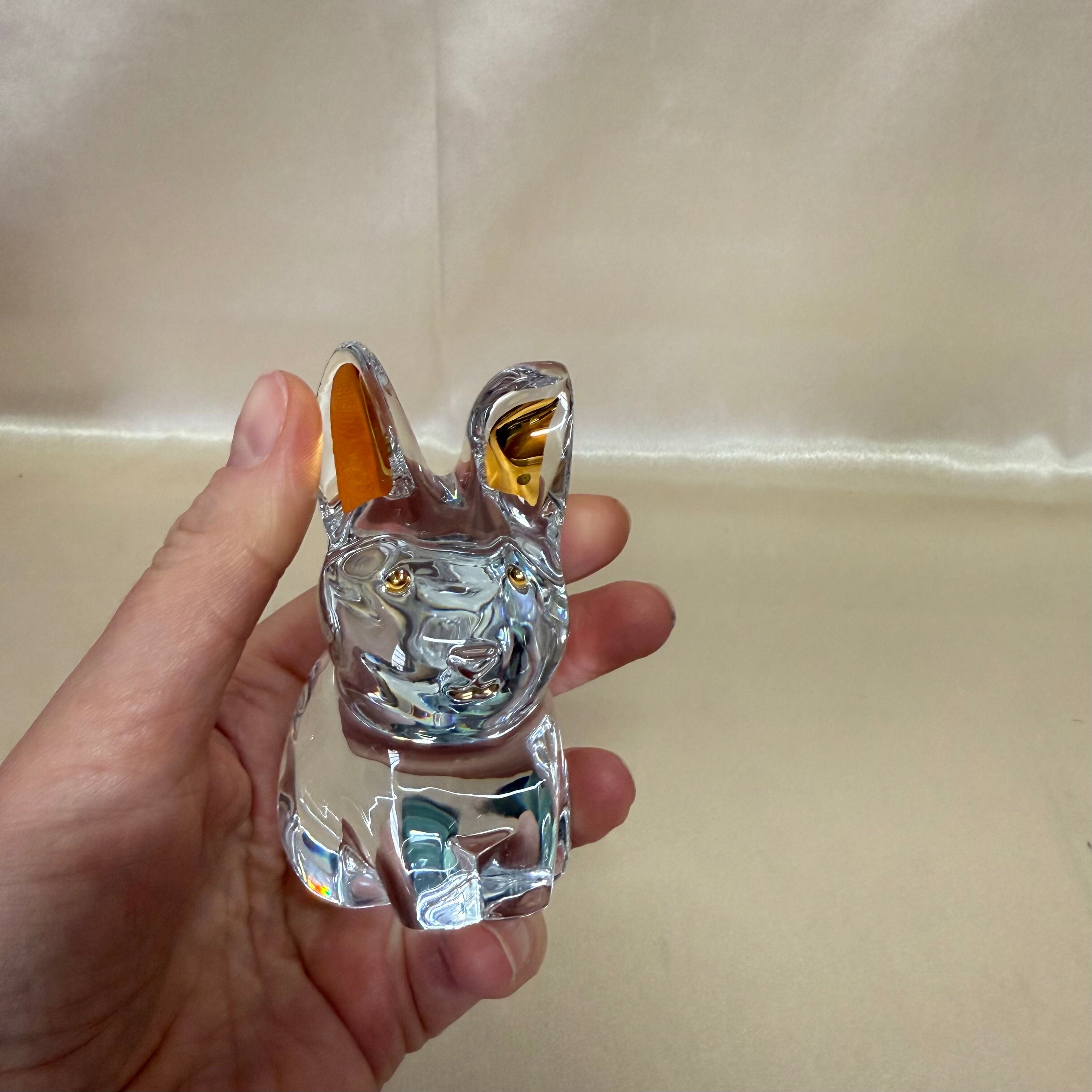 Baccarat Crystal Clear Rabbit Figurine 2814806