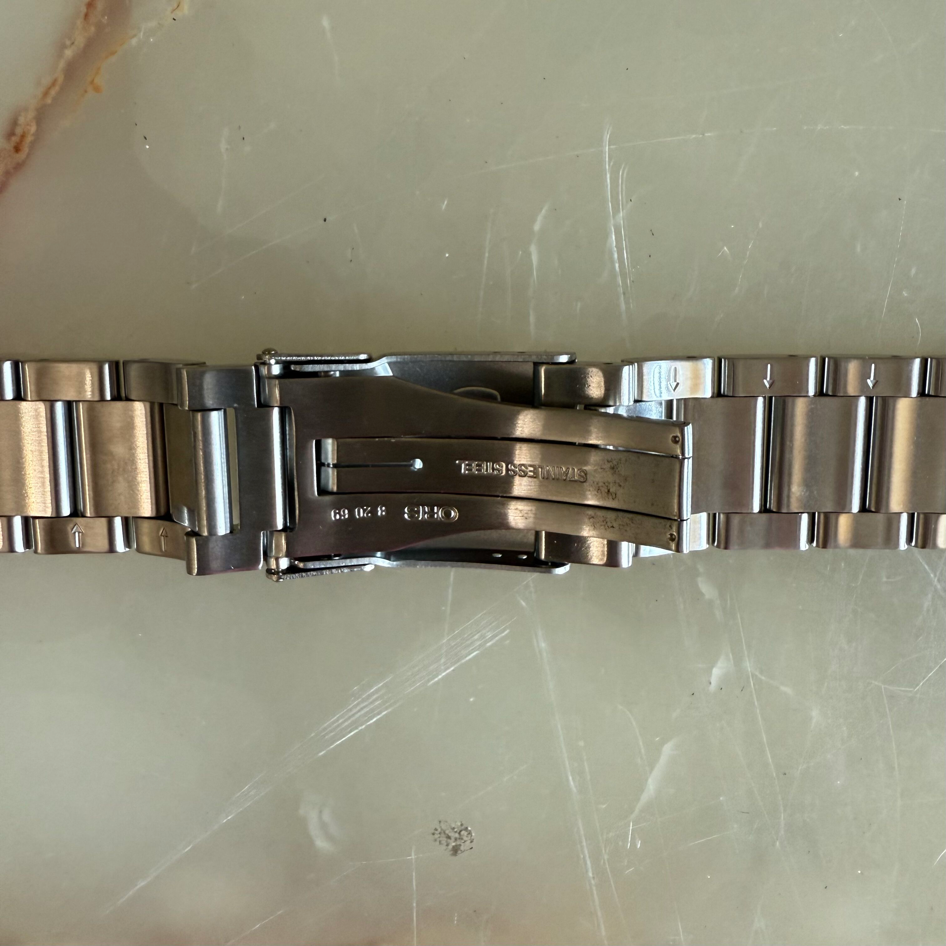 Authentic Oris Steel Watch Bracelet 20mm 82069