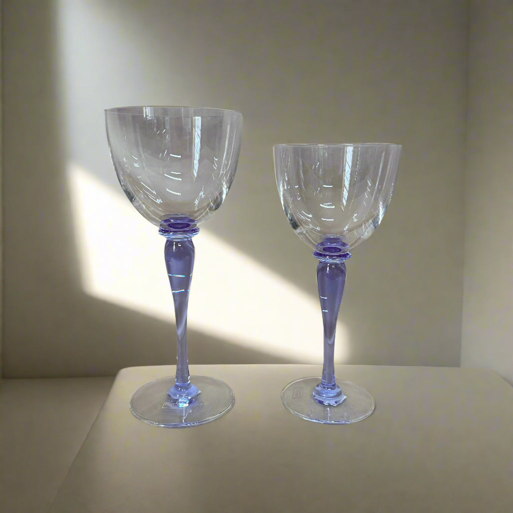 Saint-Louis Crystal Amadeus Wine & Water Glass Set of 2