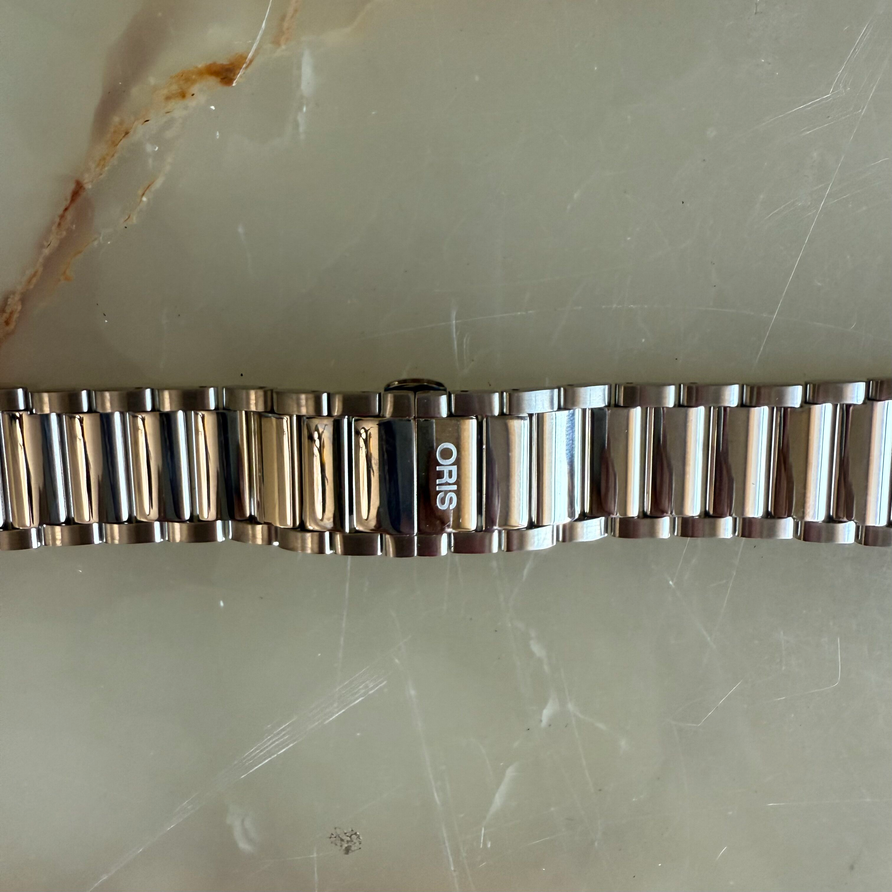Authentic Oris Frank Sinatra Steel Watch Bracelet 25mm 82072