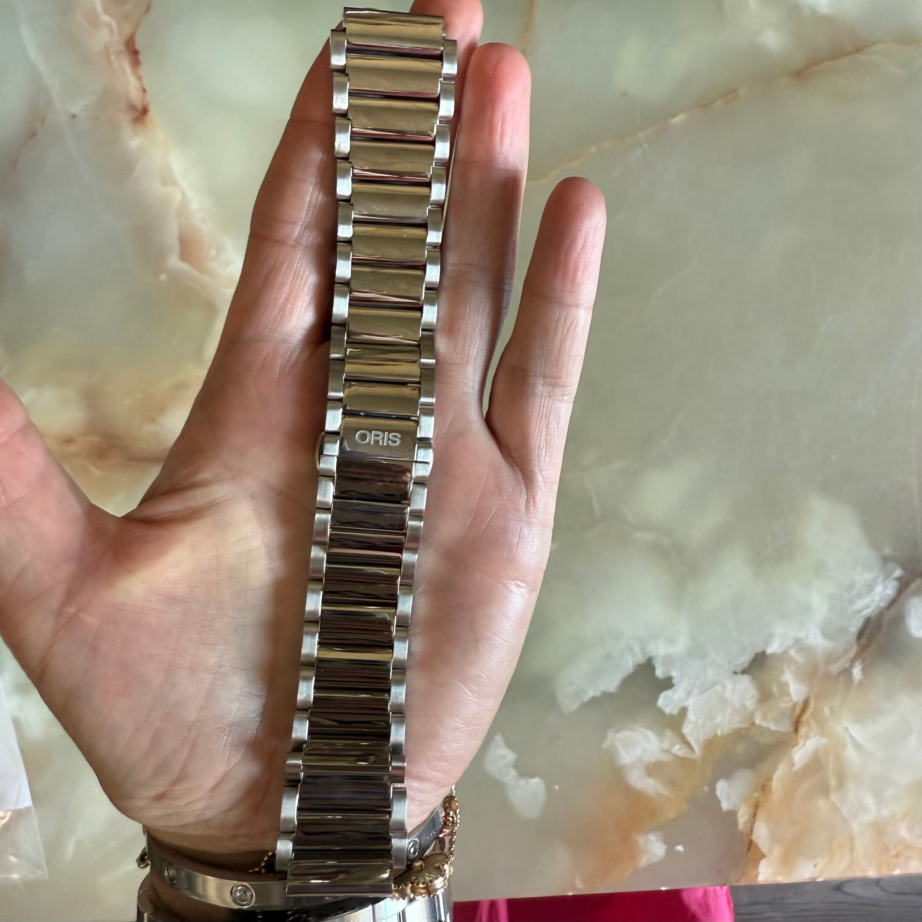 Authentic Oris Frank Sinatra Steel Watch Bracelet 25mm 82072