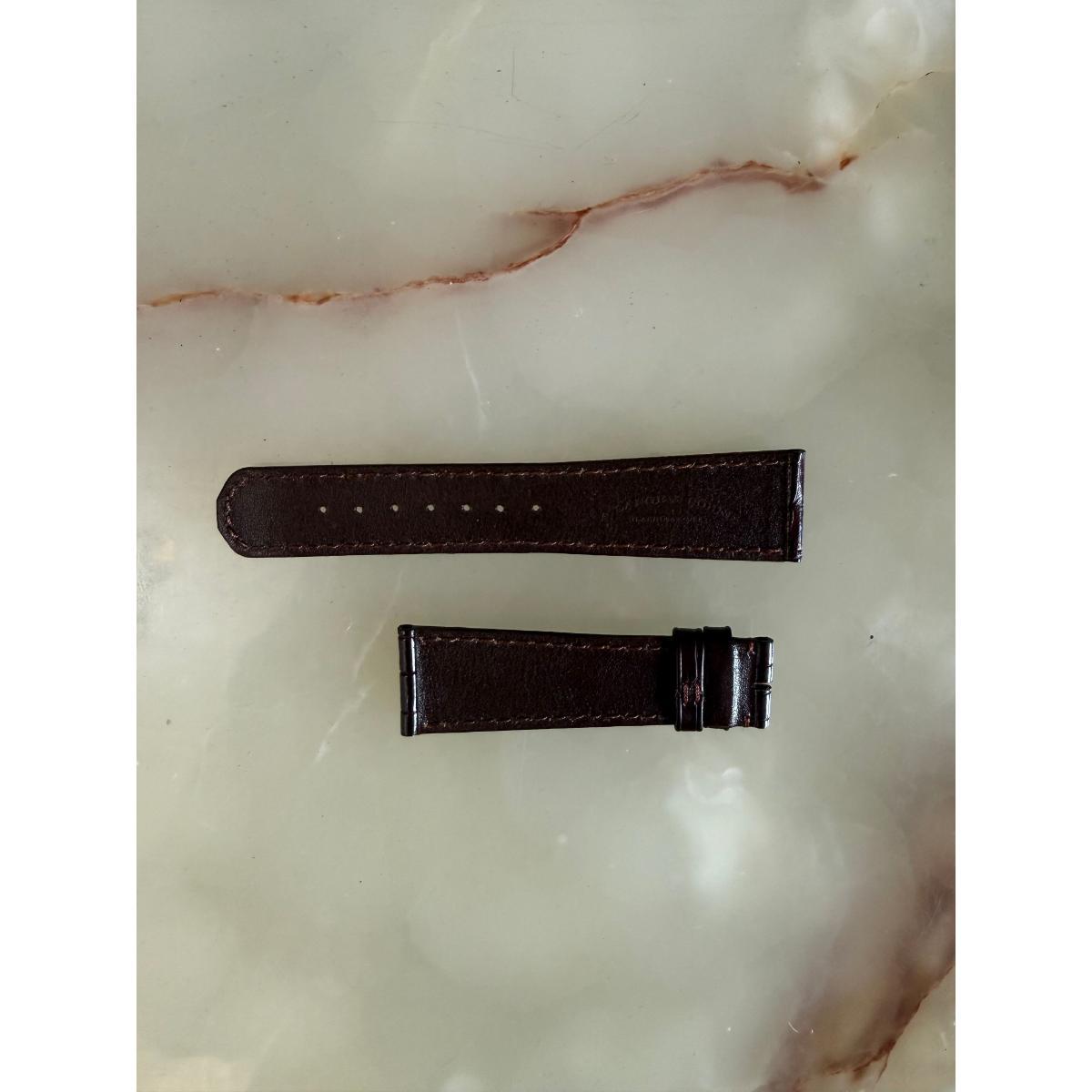 Authentic A.Lange & Sohne Brown Crocodile Watch Strap Band 20mm