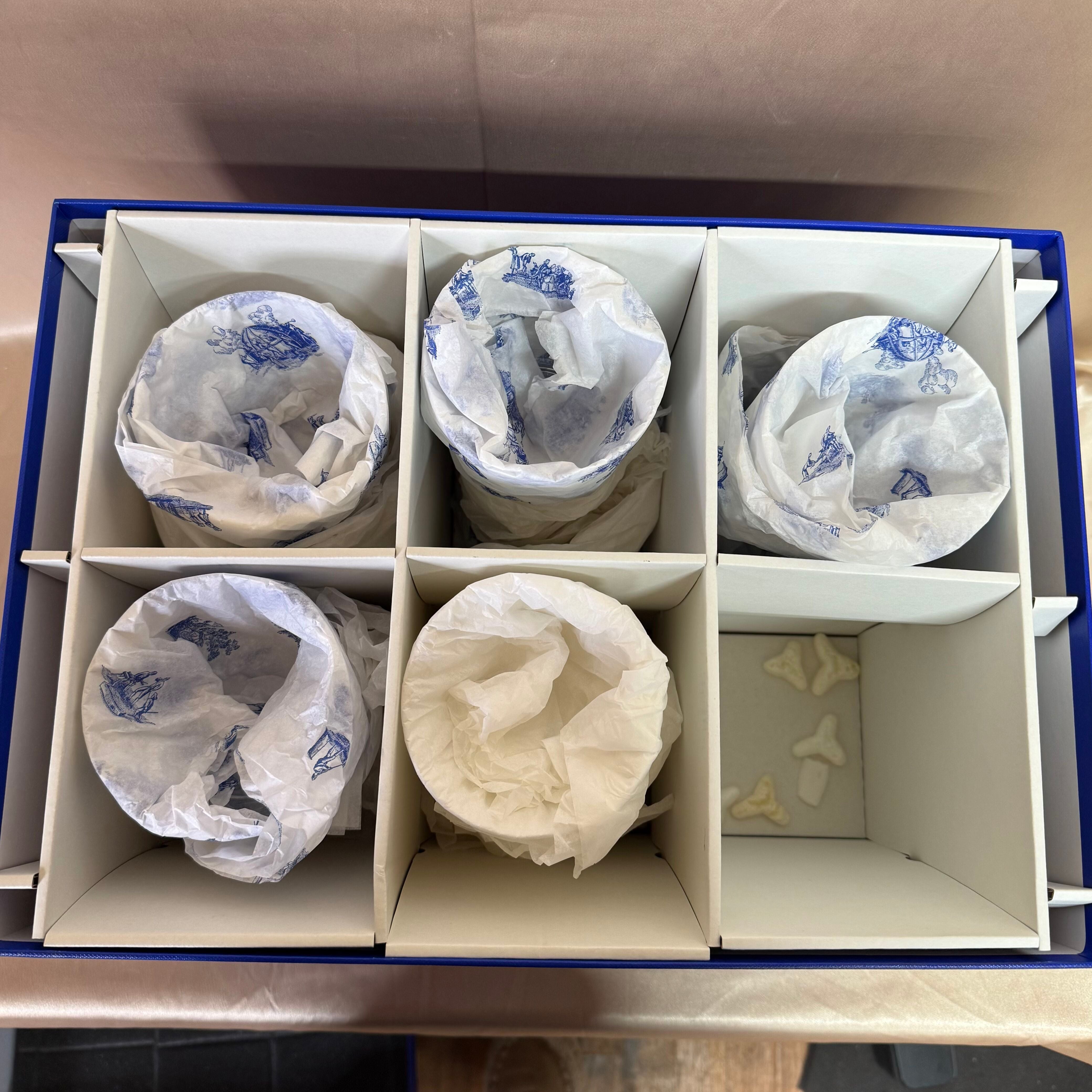 Saint-Louis Crystal Oxymore Water Goblet Set of 5