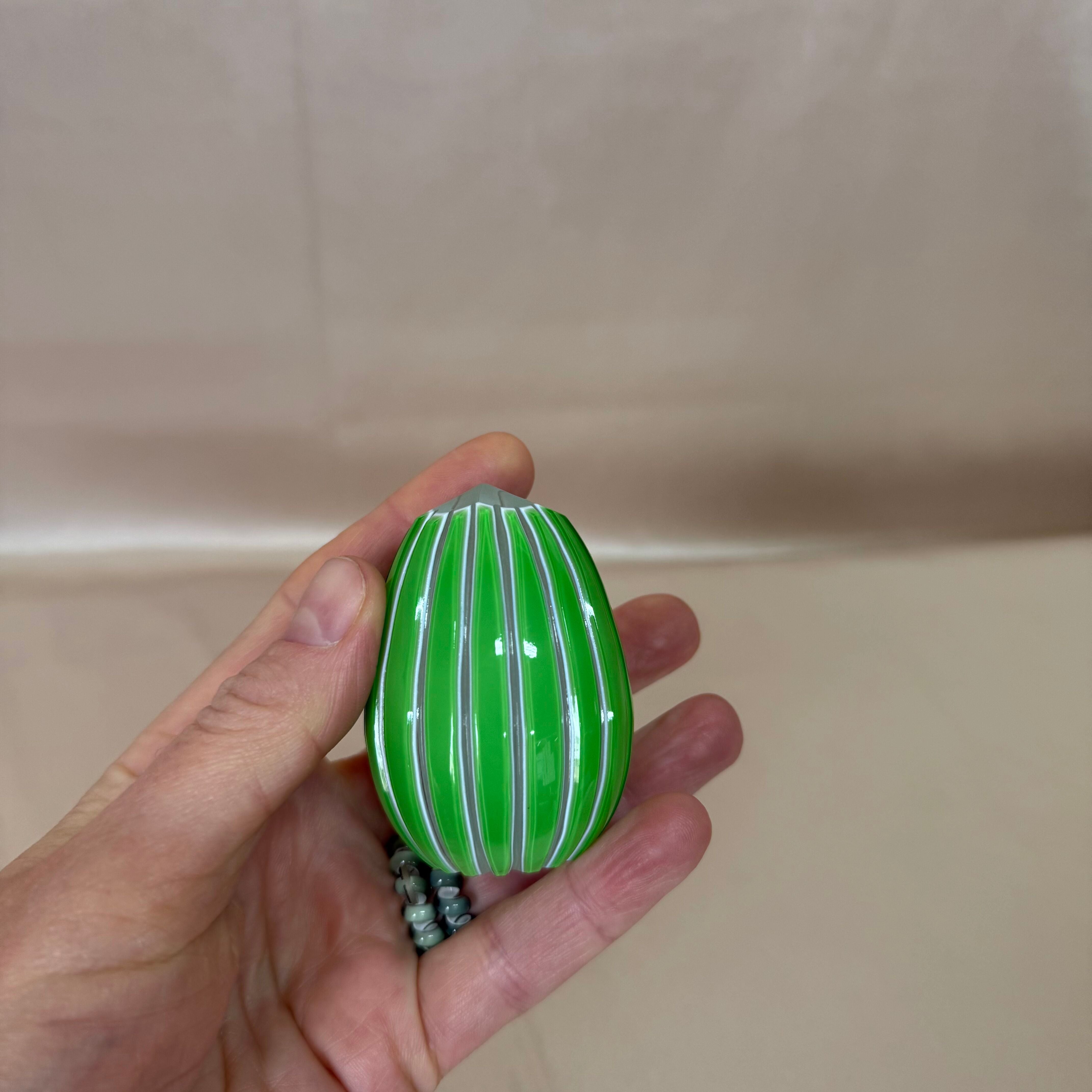 Saint-Louis Crystal Berlingot Rouge Egg